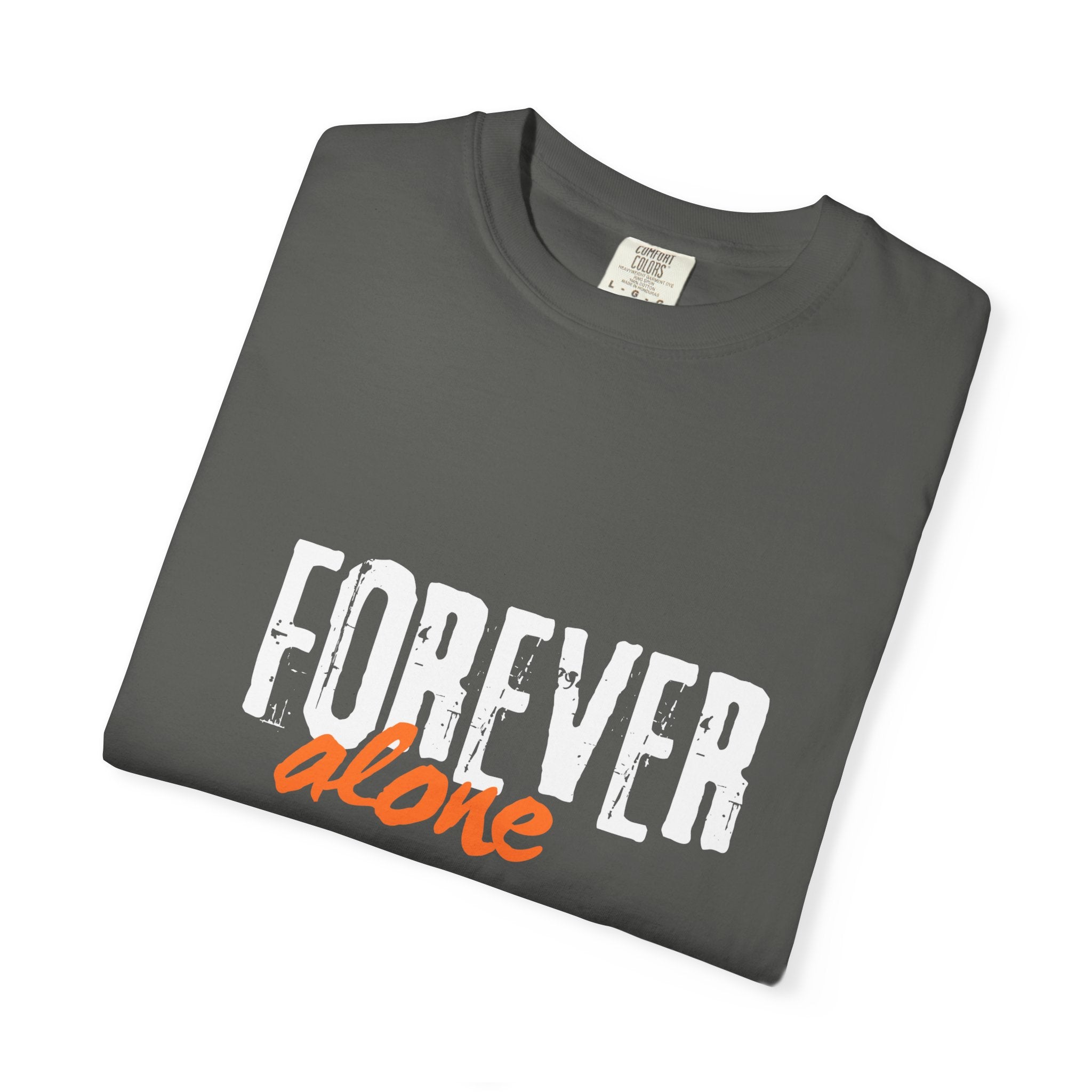 Forever Alone Cool Monkey Graphic Tee | Funny Front & Back Print Shirt