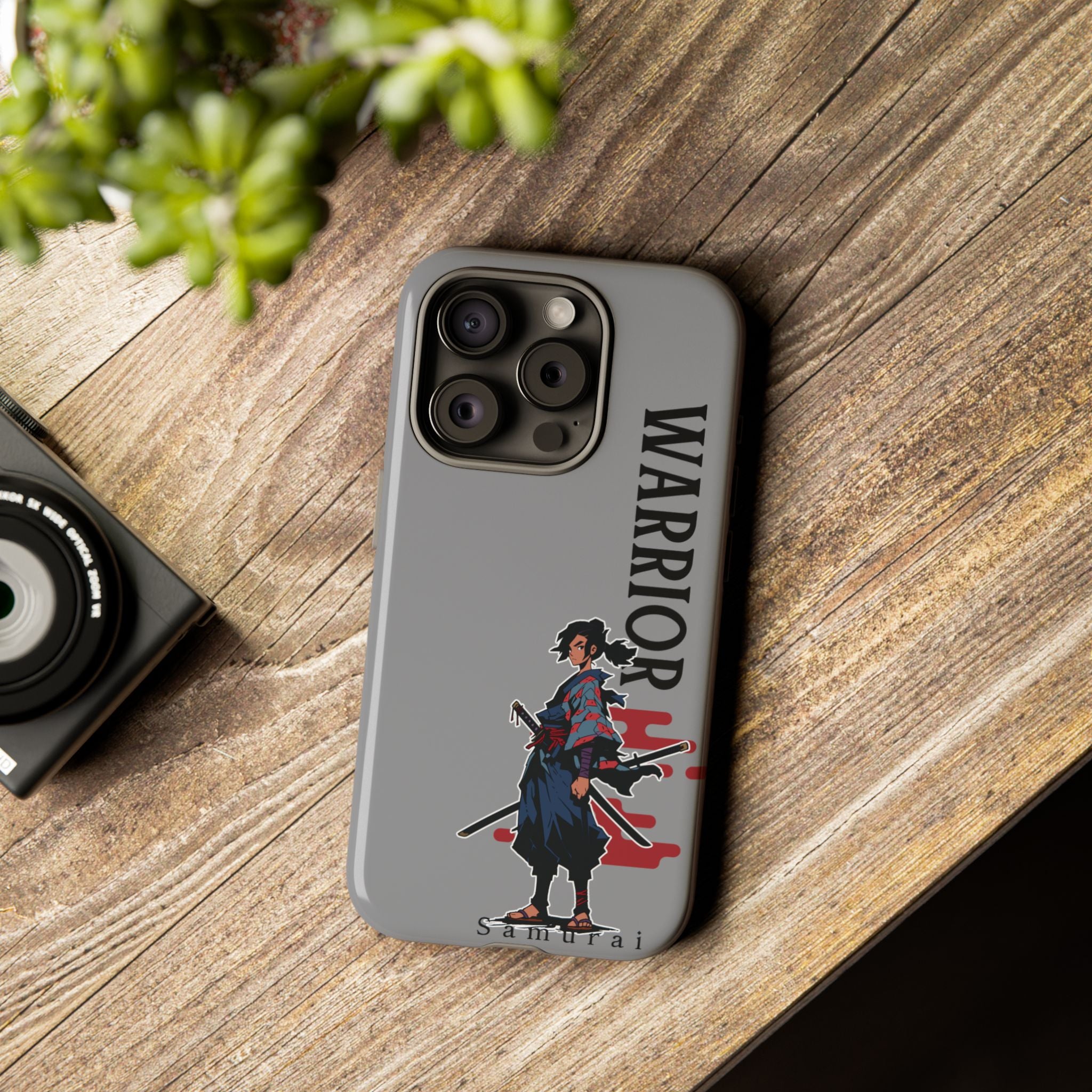 Samurai Warrior iPhone Case – Sword Art Tough Phone Cover