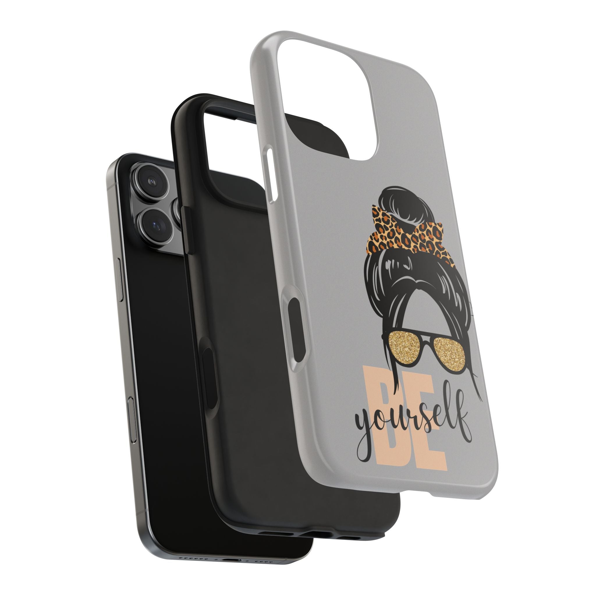 Be Yourself iPhone Case – Motivational Quote Tough Phone Cover