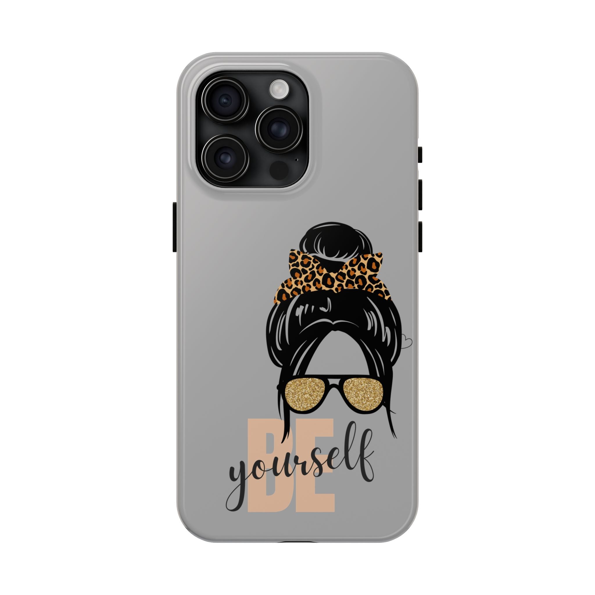 Be Yourself iPhone Case – Motivational Quote Tough Phone Cover