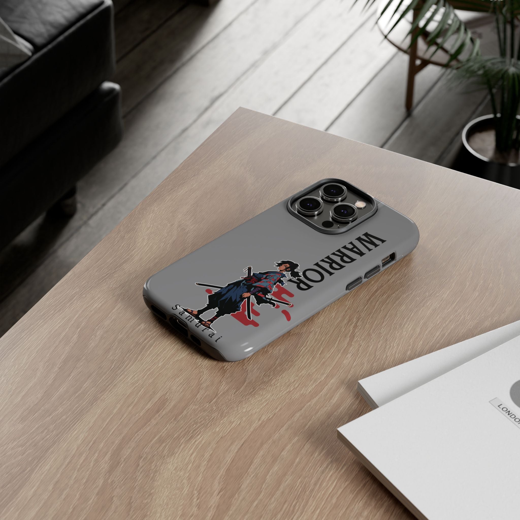 Samurai Warrior iPhone Case – Sword Art Tough Phone Cover