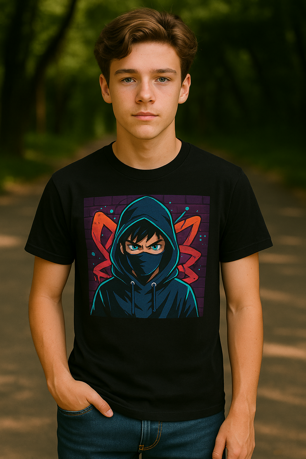 Ninja Graphic T-Shirt