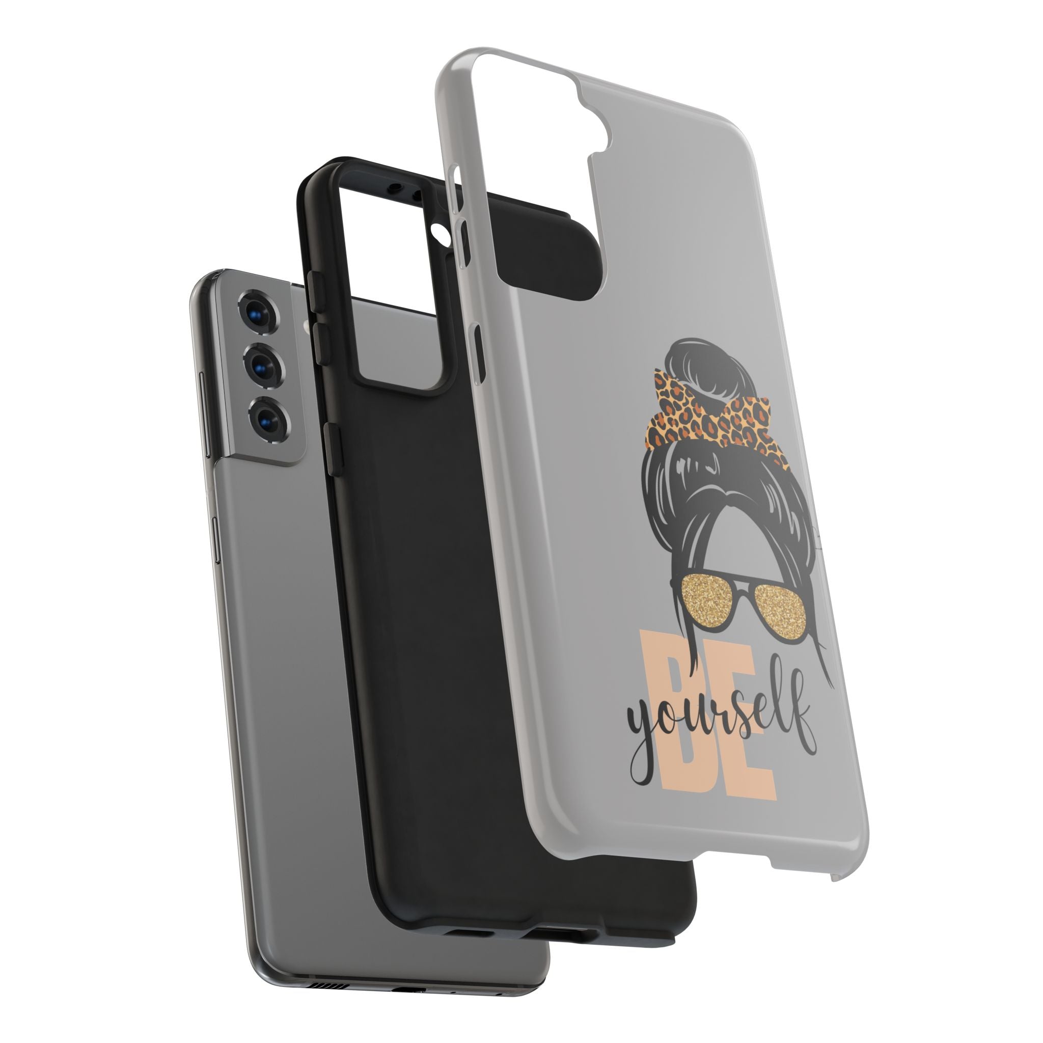 Be Yourself iPhone Case – Motivational Quote Tough Phone Cover