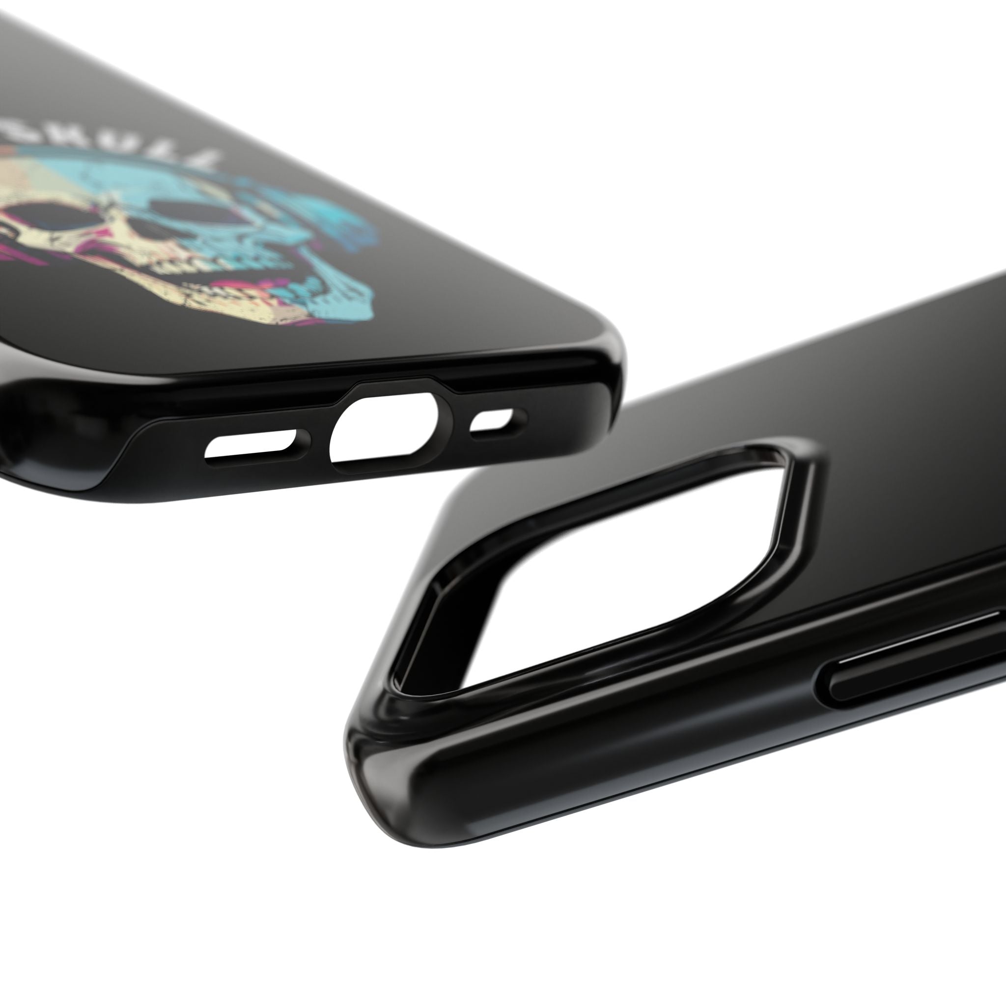 Death Skull iPhone & Samsung Case – Skull Headphones Tough Phone Cover