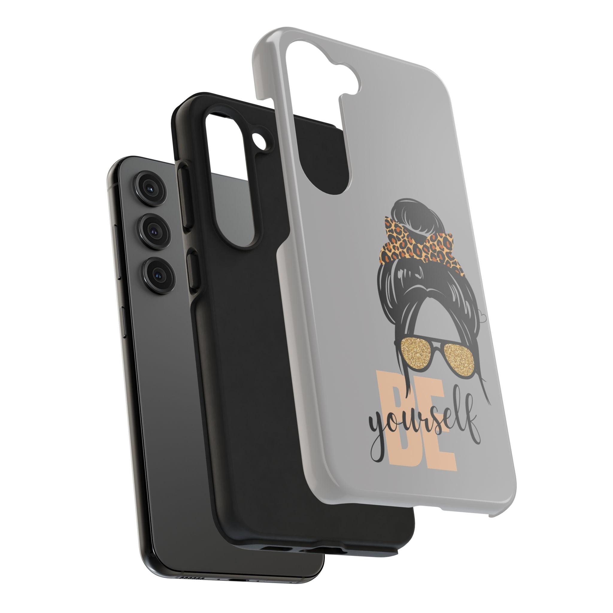 Be Yourself iPhone Case – Motivational Quote Tough Phone Cover