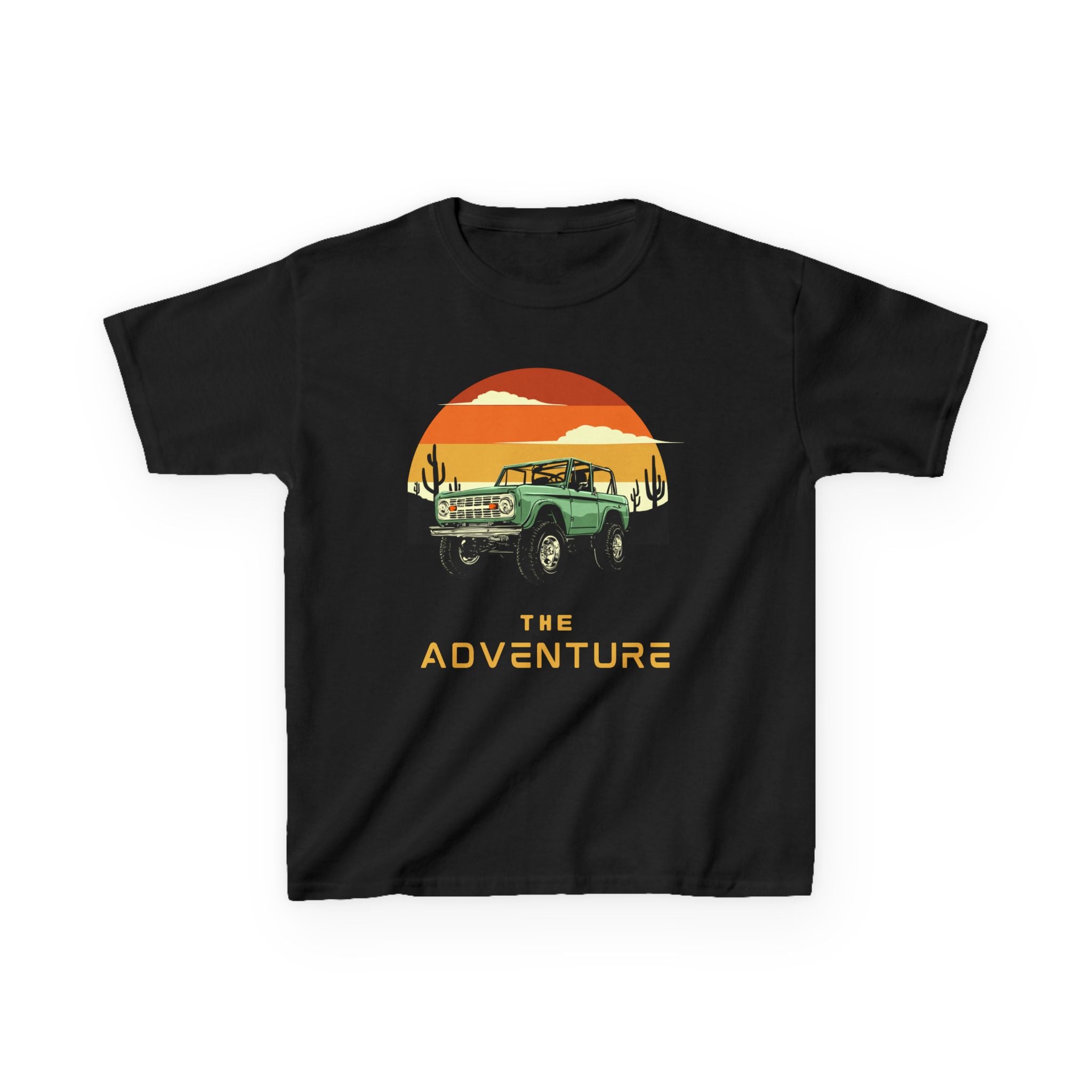 Vintage Jeep Adventure Sunset T-Shirt – Off-Road Explorer Tee