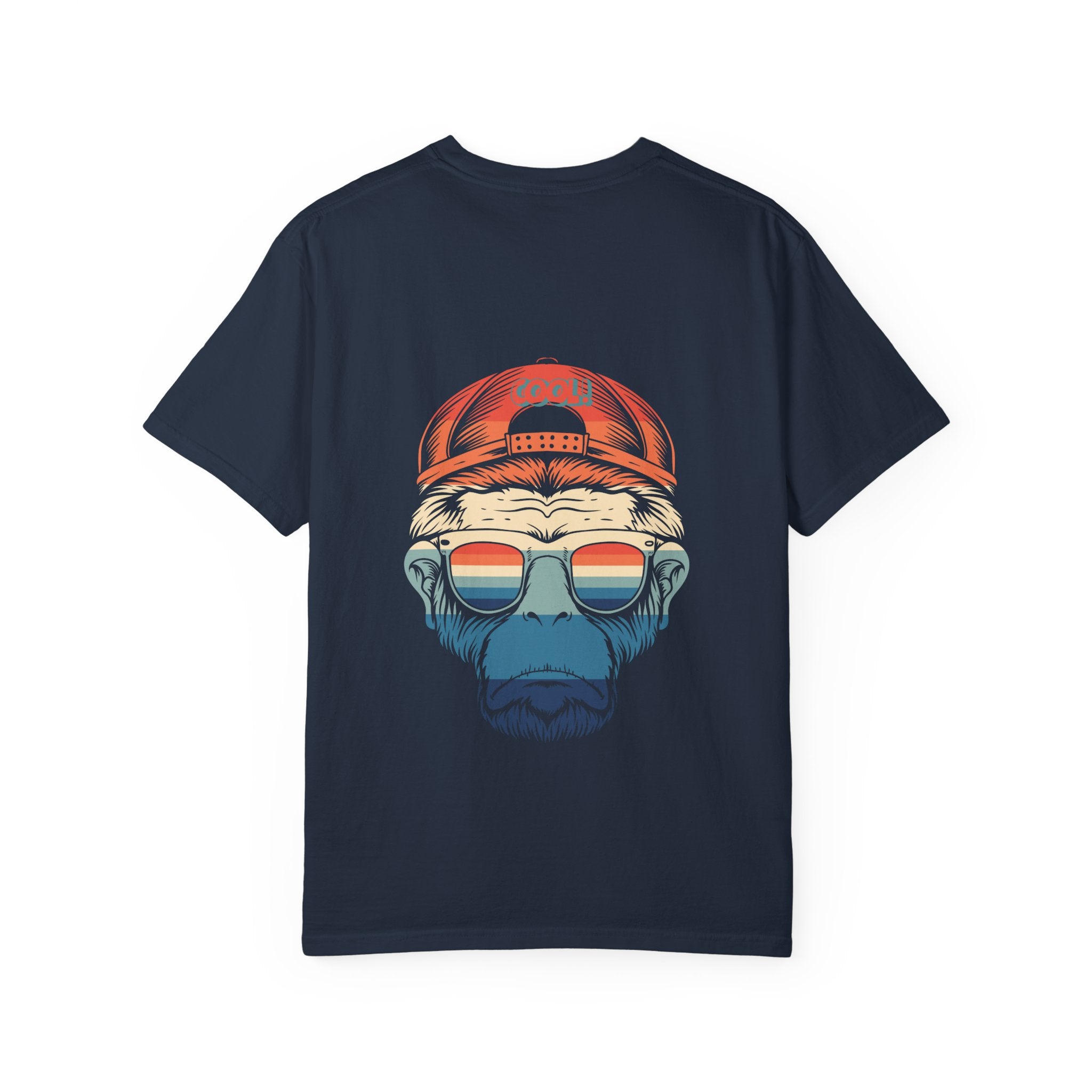 Forever Alone Cool Monkey Graphic Tee | Funny Front & Back Print Shirt