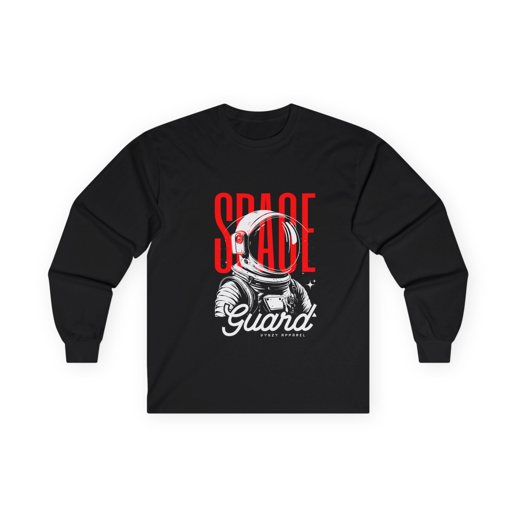 Space Guard Astronaut Long Sleeve T-Shirt | Futuristic Streetwear Tee