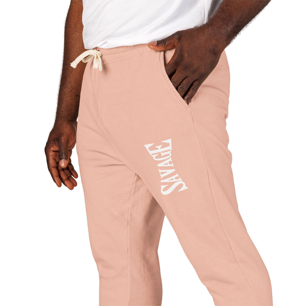 Men's Casual Fleece Sweatpants with Modern Design
