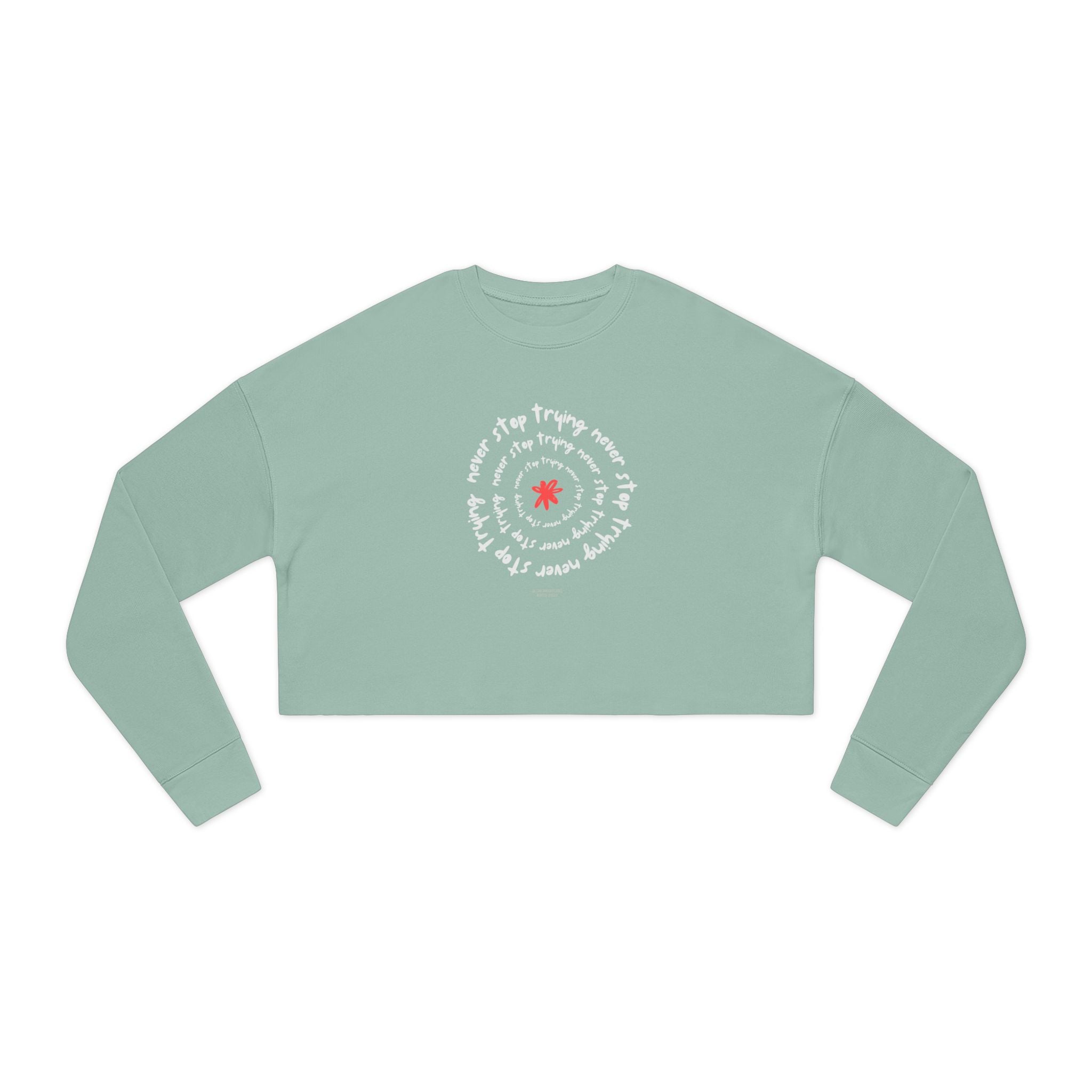 Inspirational Women's Cropped Sweatshirt