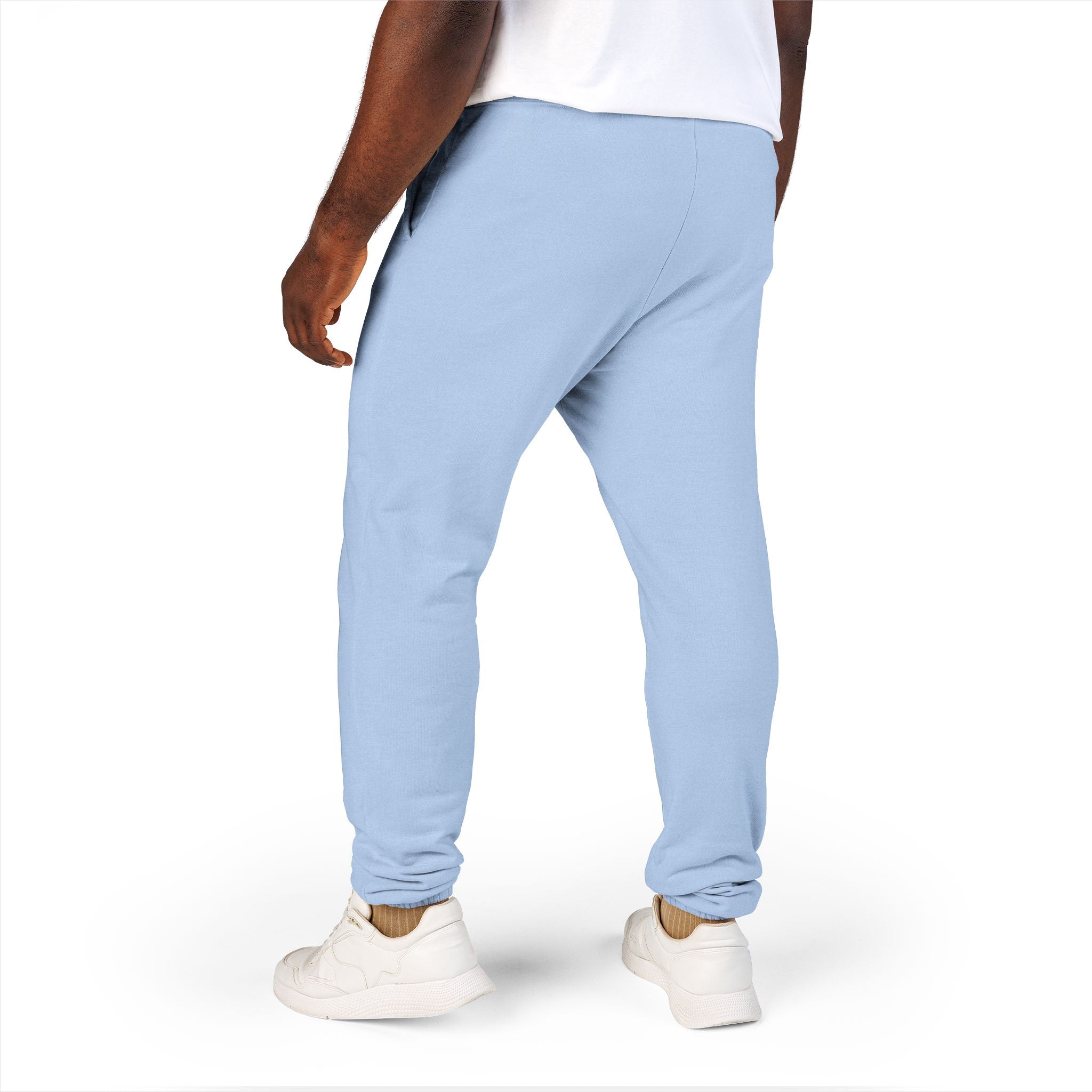 Men's Casual Fleece Sweatpants with Modern Design