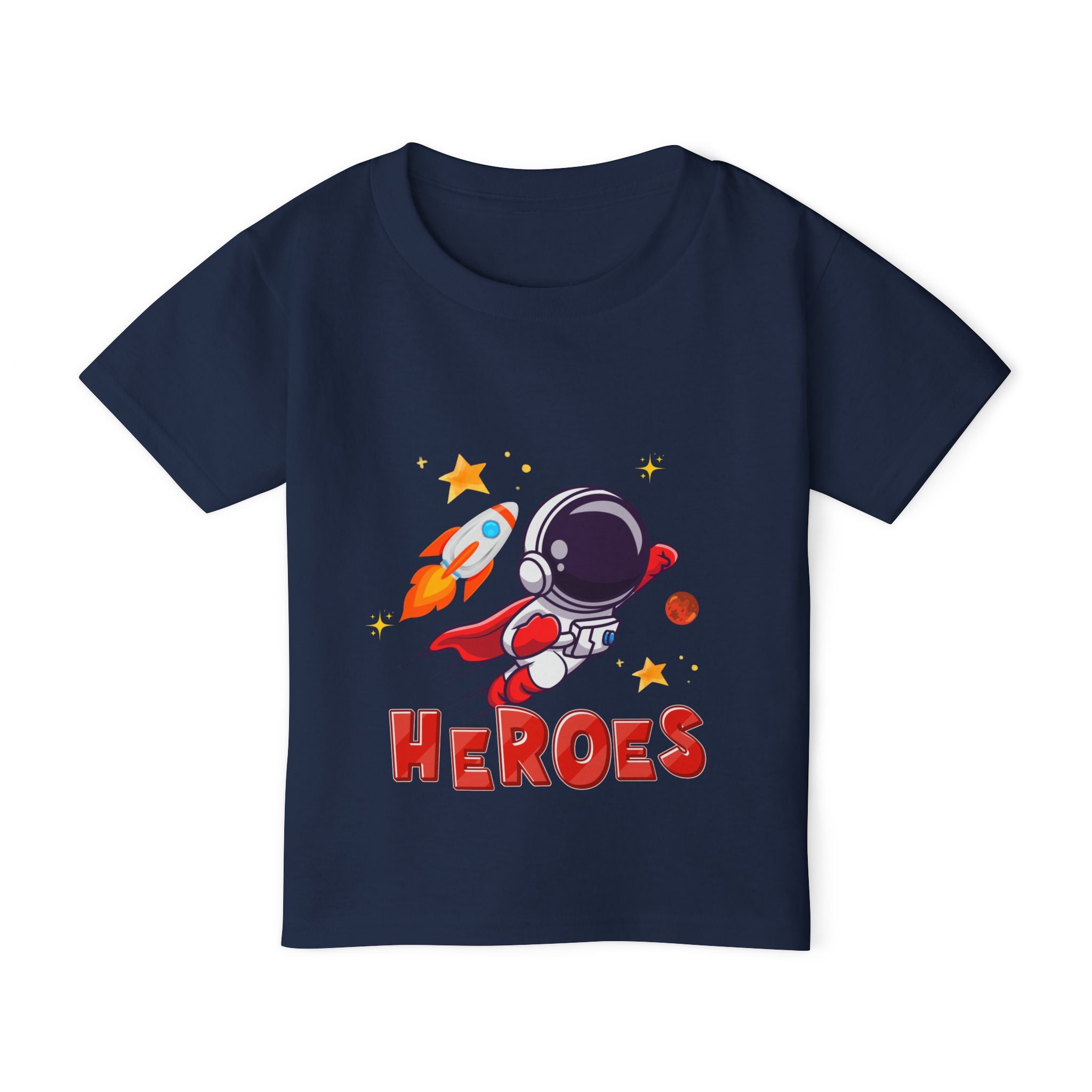 Little Space Heroes Astronaut Kids T-Shirt – Cosmic Adventure Tee for Boys & Girls