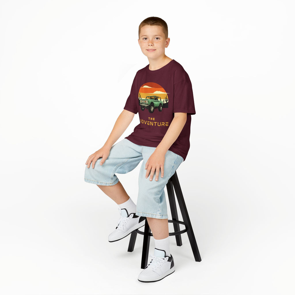 Vintage Jeep Adventure Sunset T-Shirt – Off-Road Explorer Tee