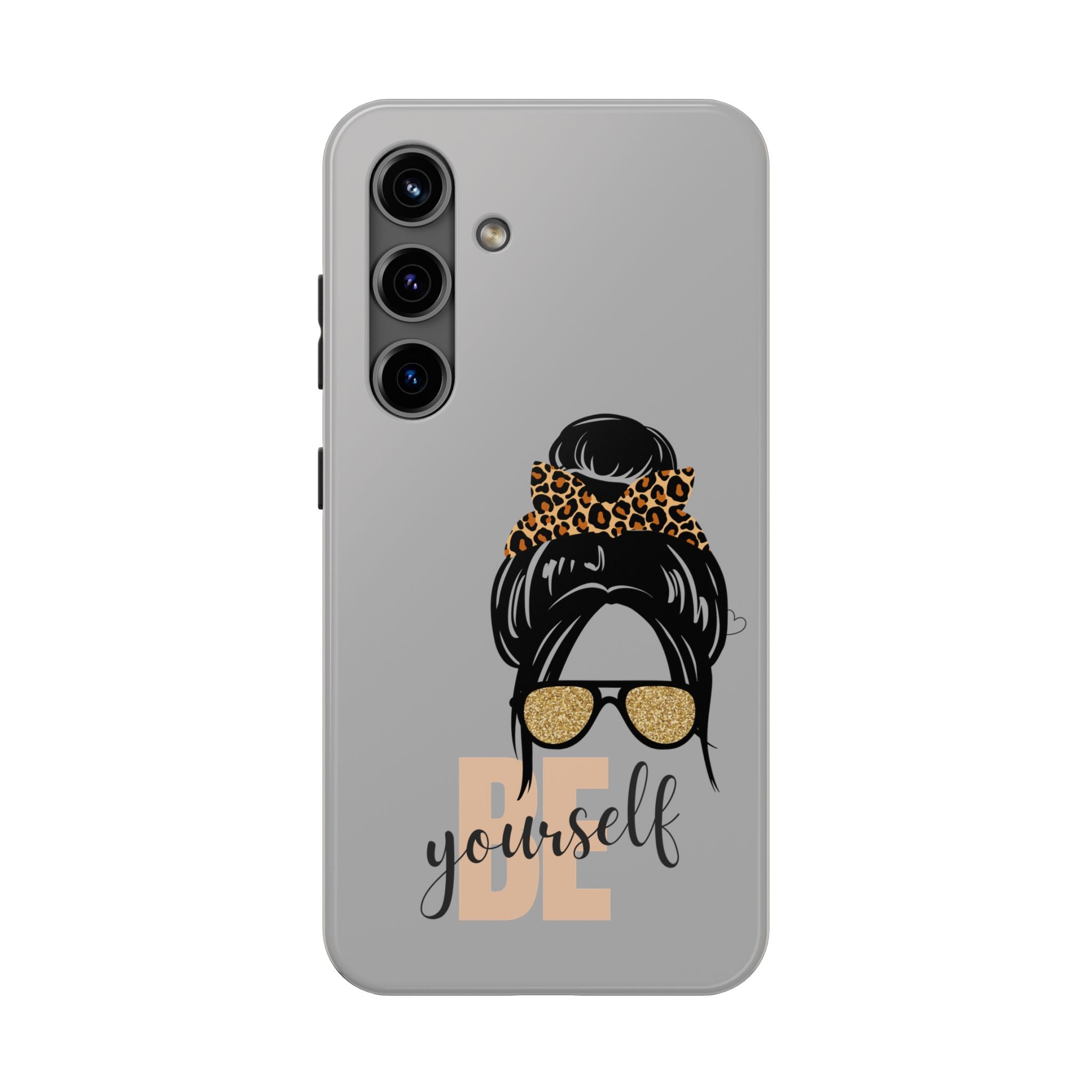 Be Yourself iPhone Case – Motivational Quote Tough Phone Cover