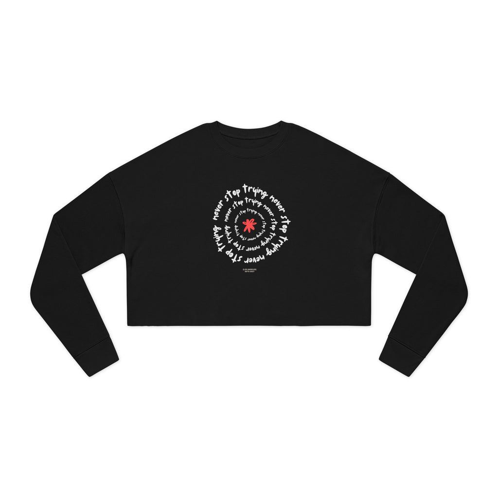 Inspirational Cropped Sweatshirt