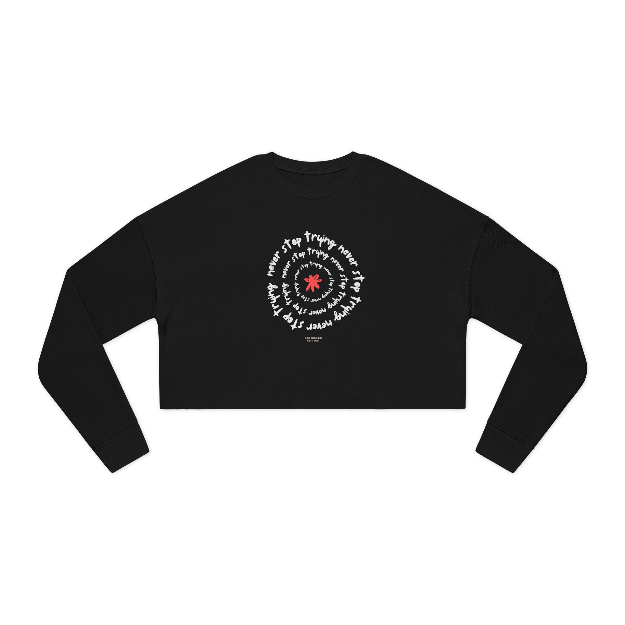 Inspirational Cropped Sweatshirt