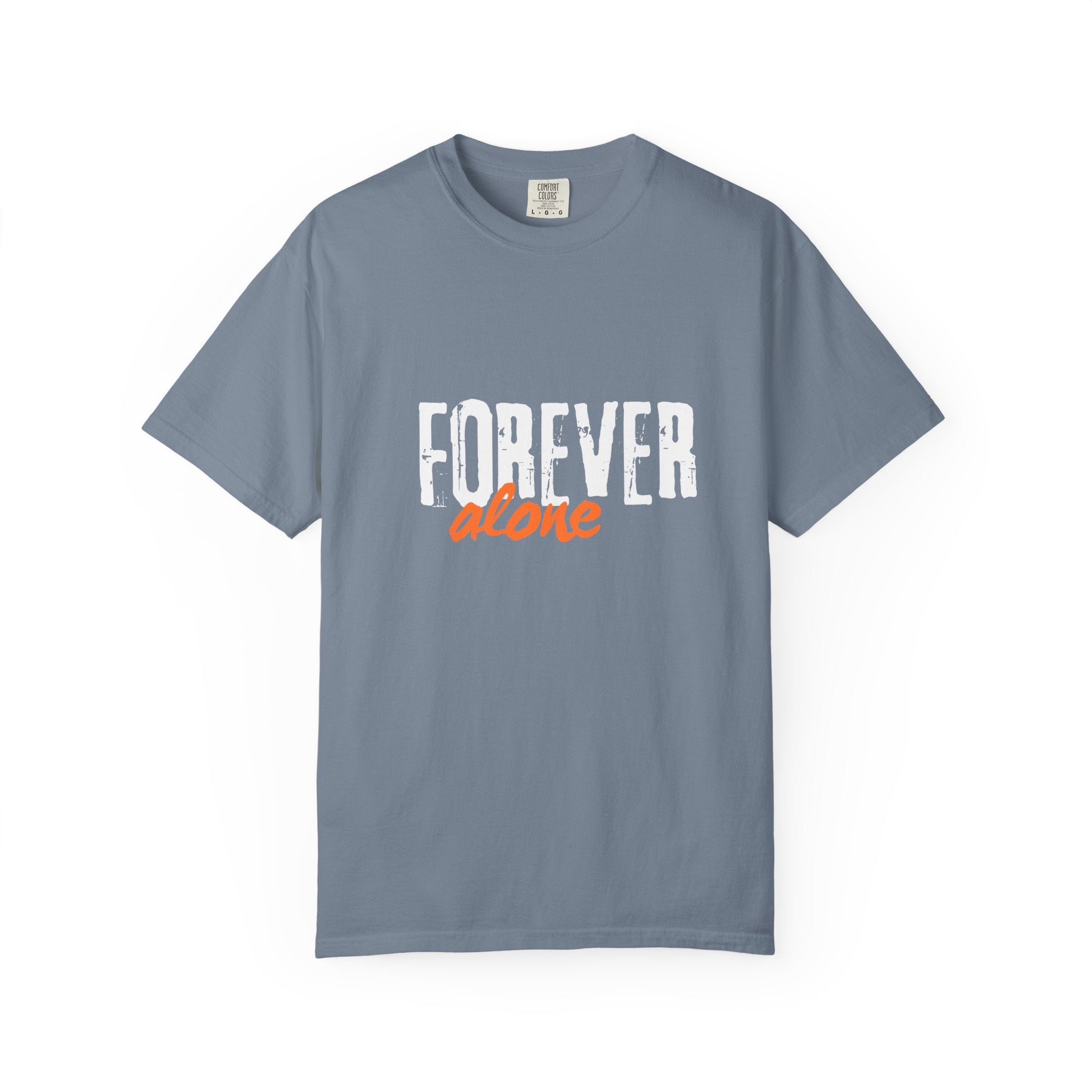 Forever Alone Cool Monkey Graphic Tee | Funny Front & Back Print Shirt