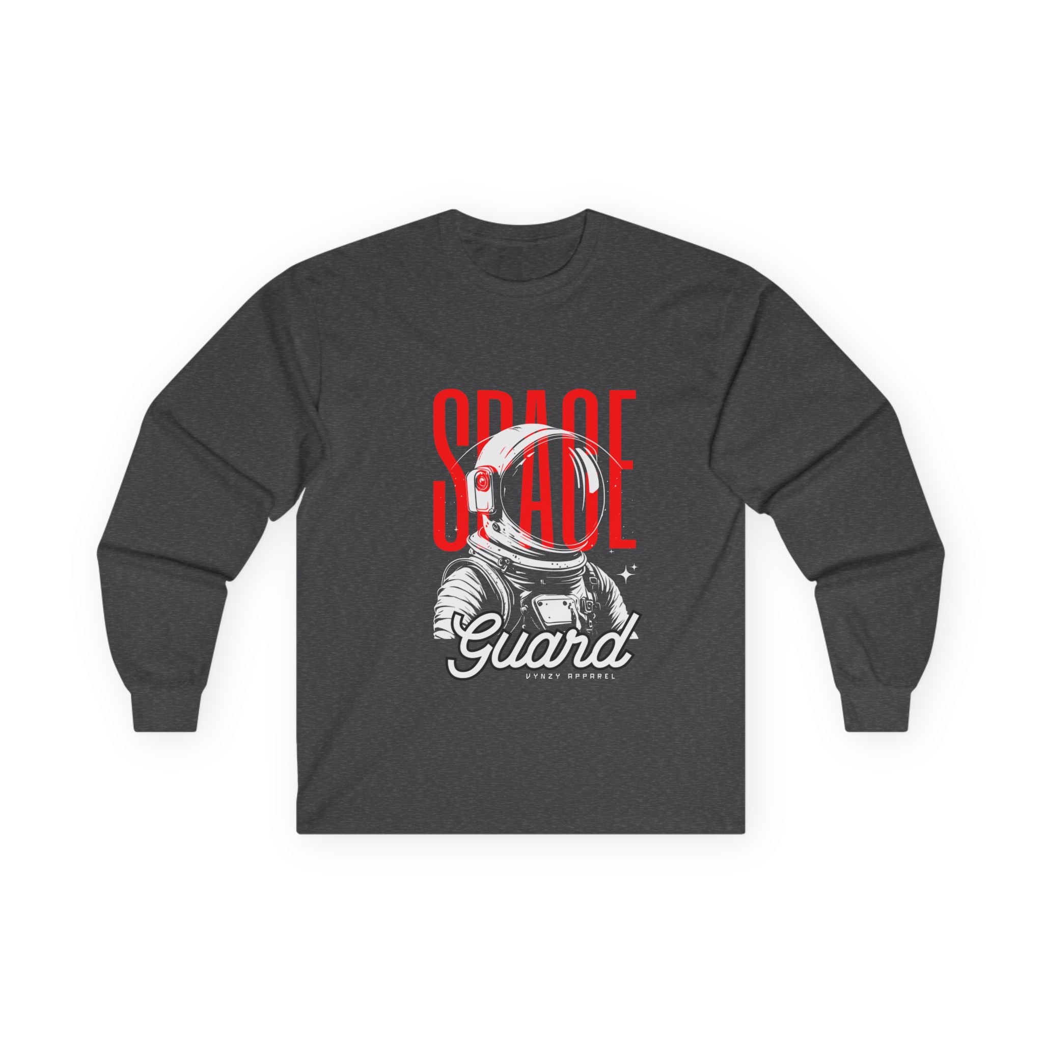 Space Guard Astronaut Long Sleeve T-Shirt | Futuristic Streetwear Tee