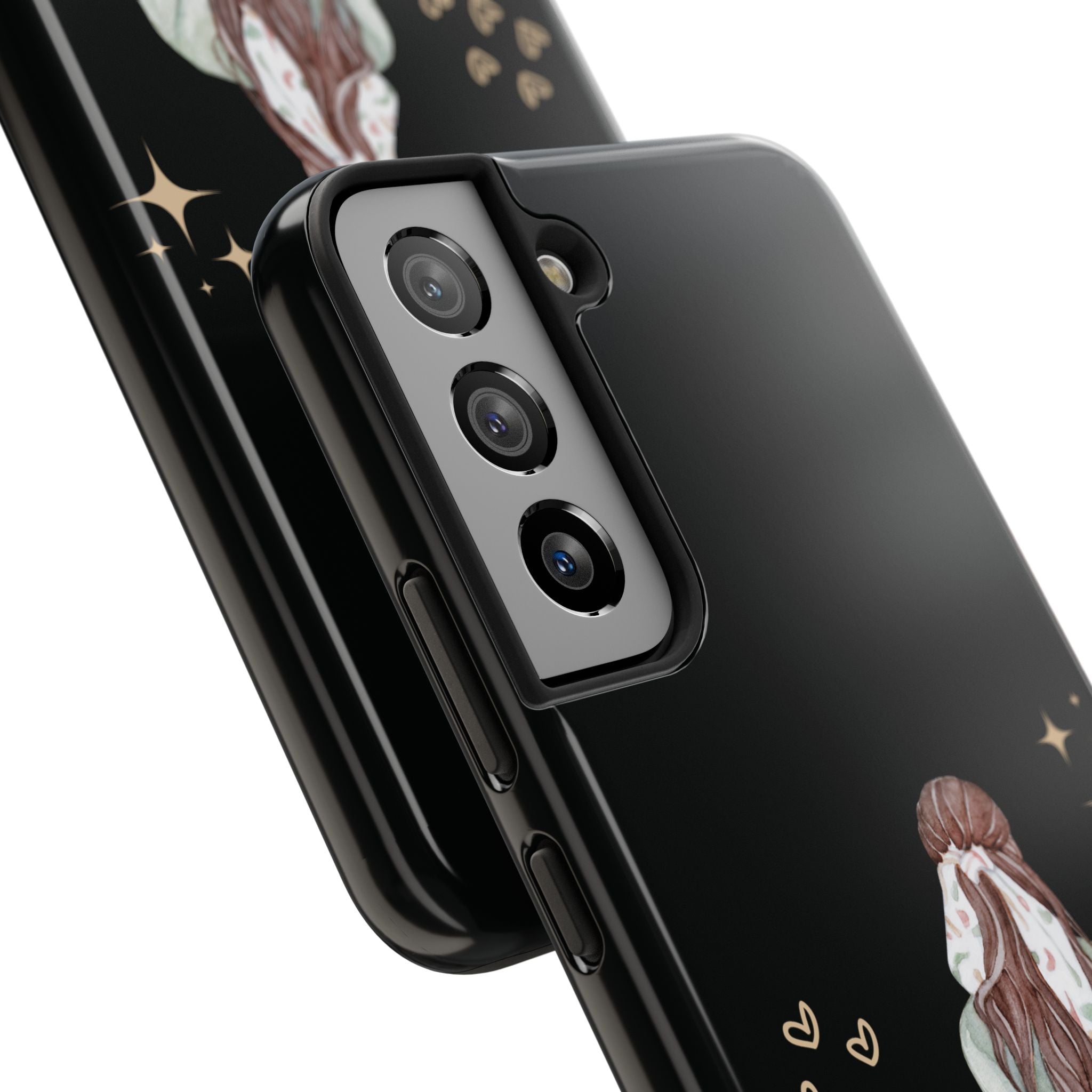 Trendy Girl iPhone Case – Fashion Illustration Tough Phone Cover