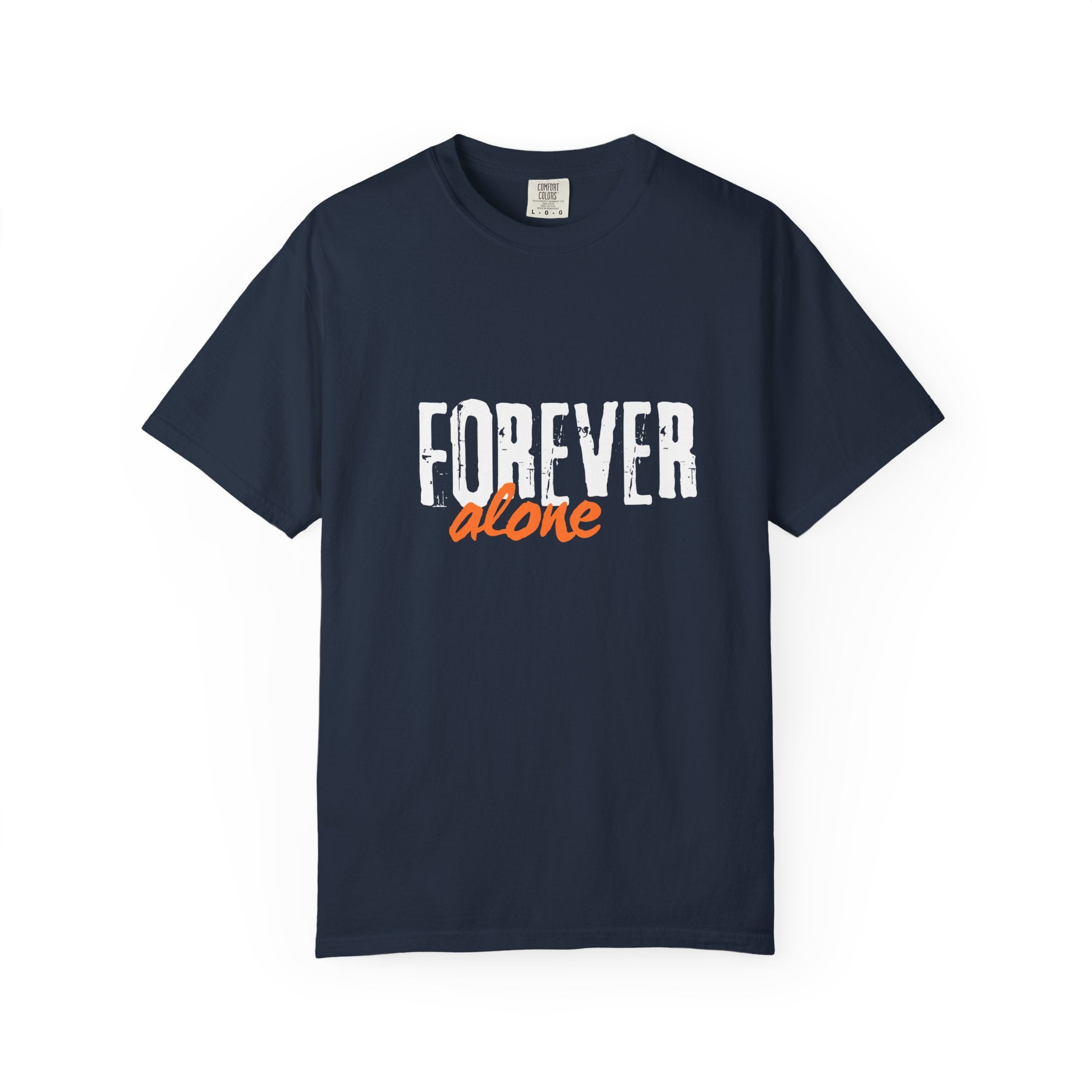 Forever Alone Cool Monkey Graphic Tee | Funny Front & Back Print Shirt