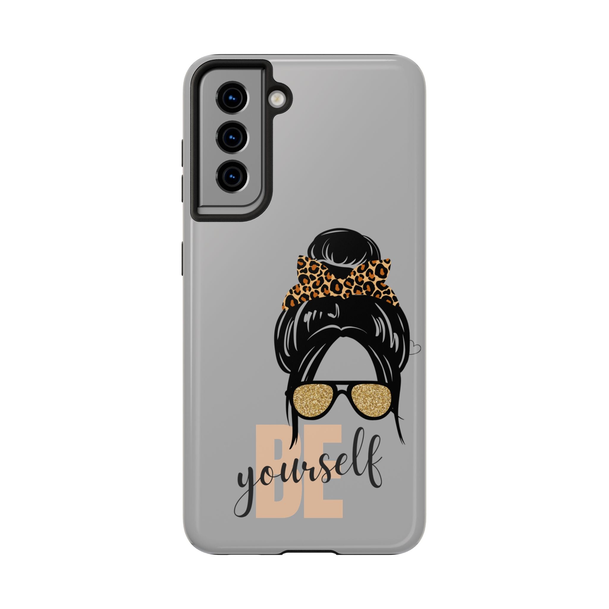 Be Yourself iPhone Case – Motivational Quote Tough Phone Cover