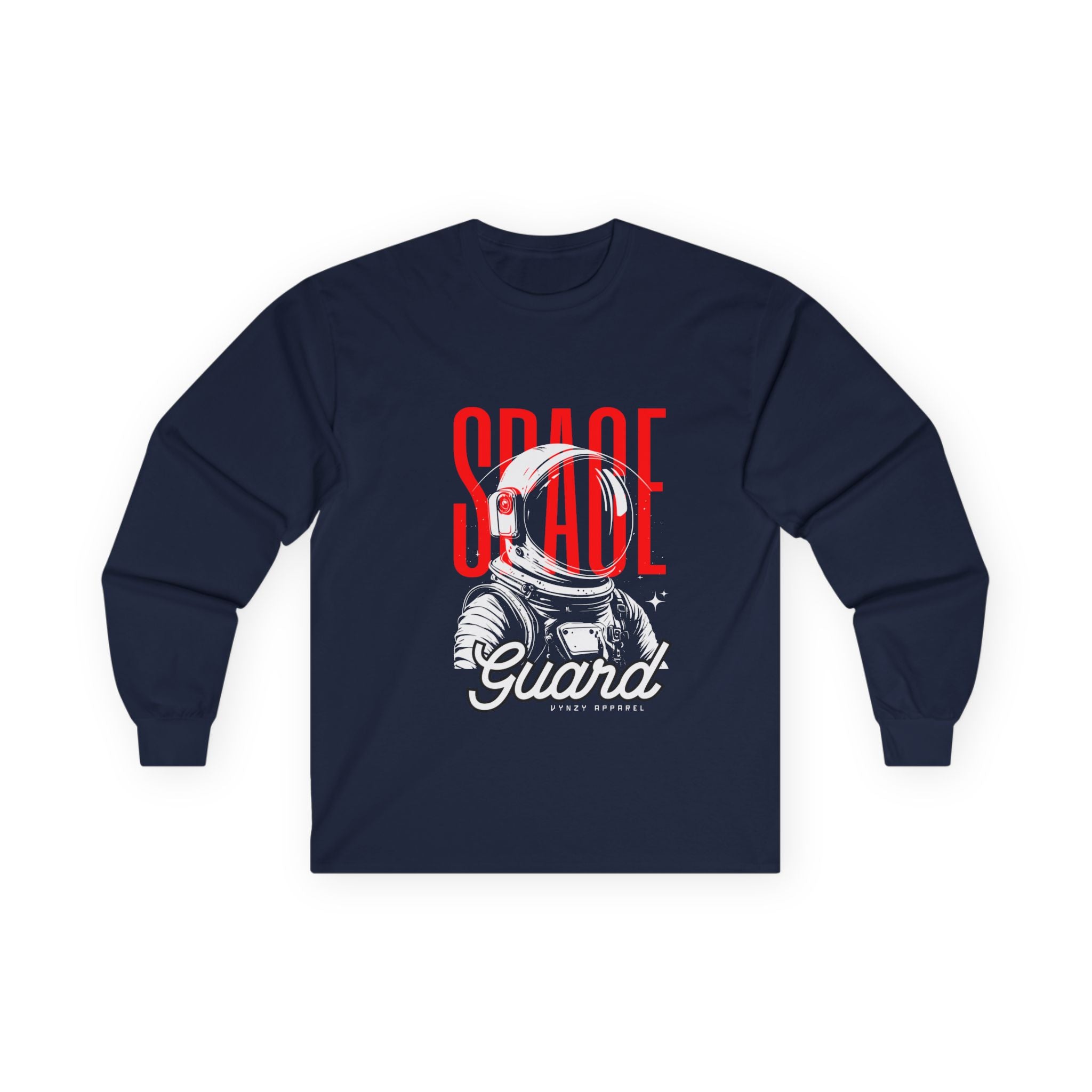 Space Guard Astronaut Long Sleeve T-Shirt | Futuristic Streetwear Tee