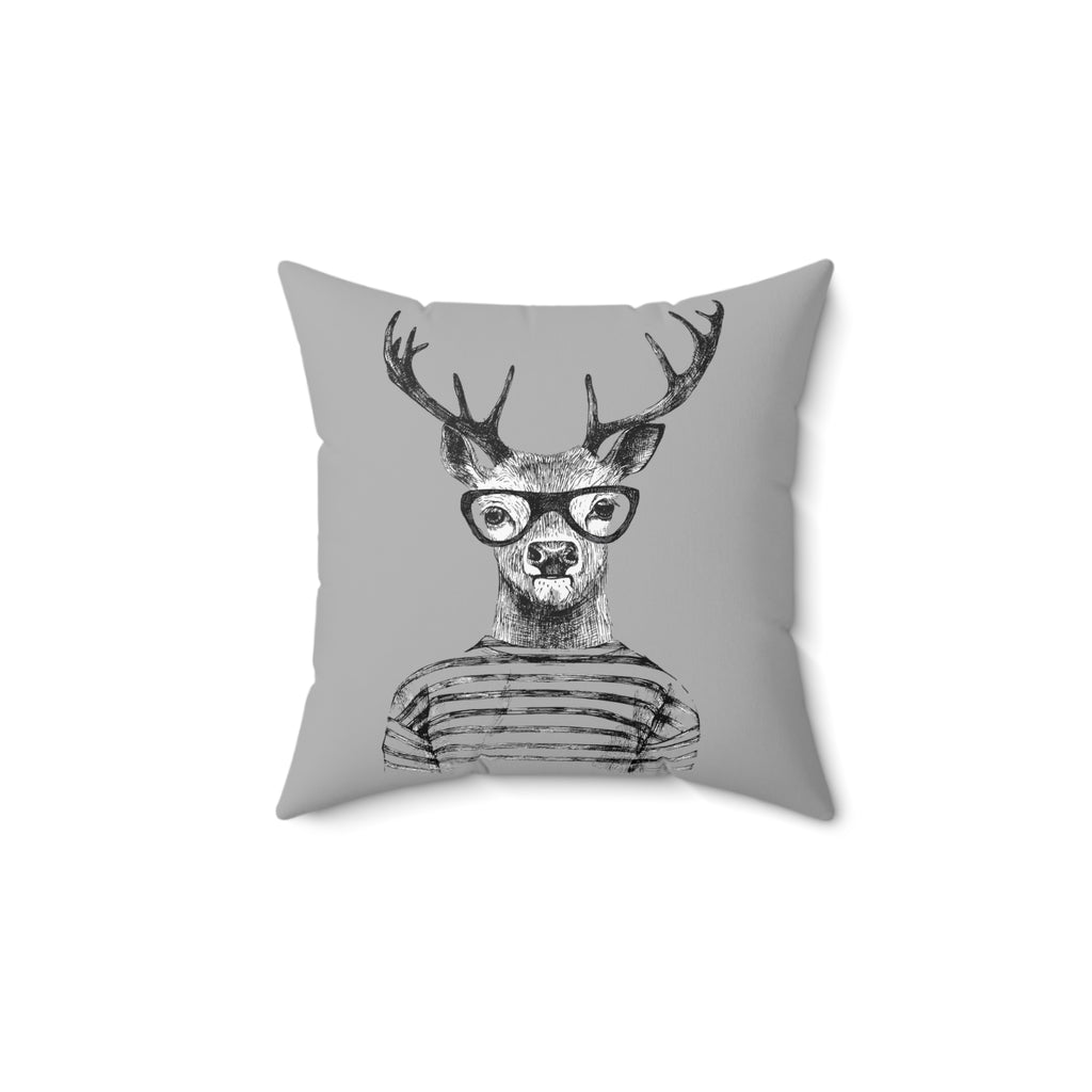 Deer Print Decorative Pillow