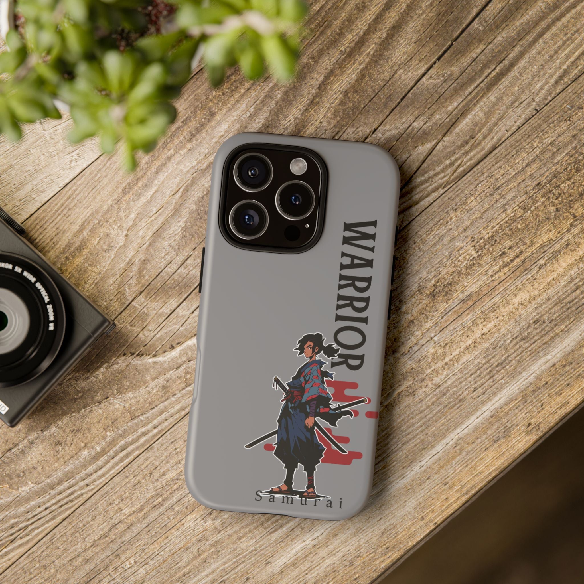 Samurai Warrior iPhone Case – Sword Art Tough Phone Cover