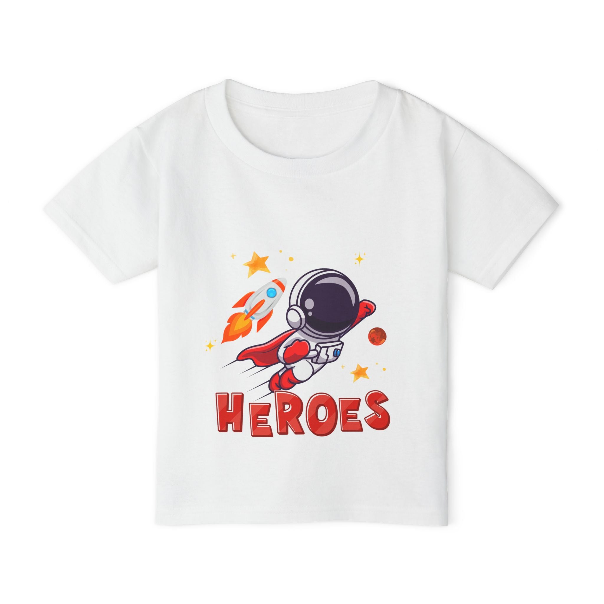 Little Space Heroes Astronaut Kids T-Shirt – Cosmic Adventure Tee for Boys & Girls