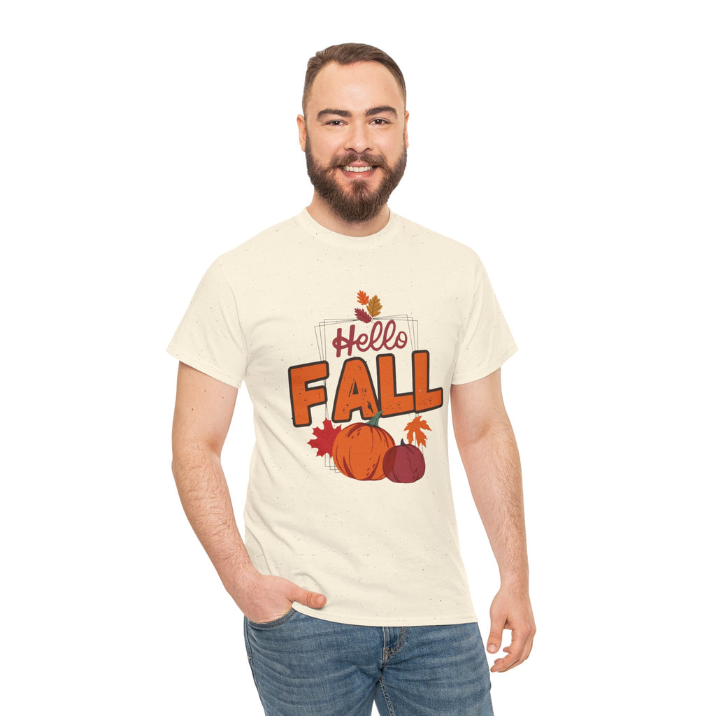Hello Fall Pumpkin T-Shirt Unisex