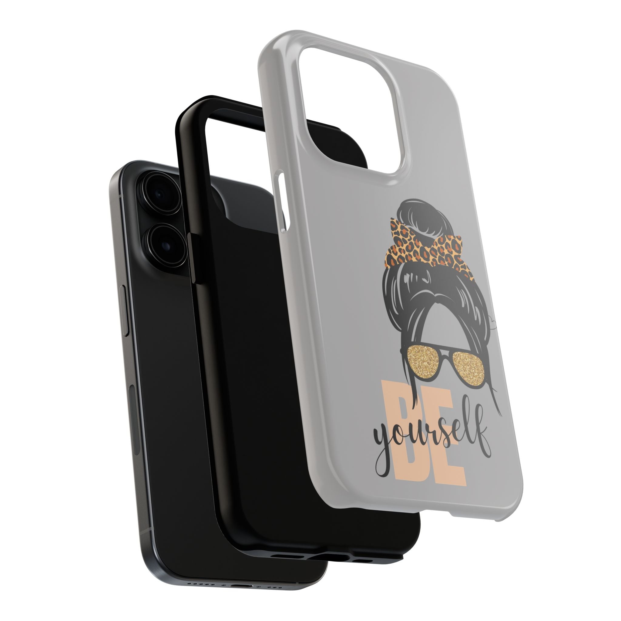 Be Yourself iPhone Case – Motivational Quote Tough Phone Cover
