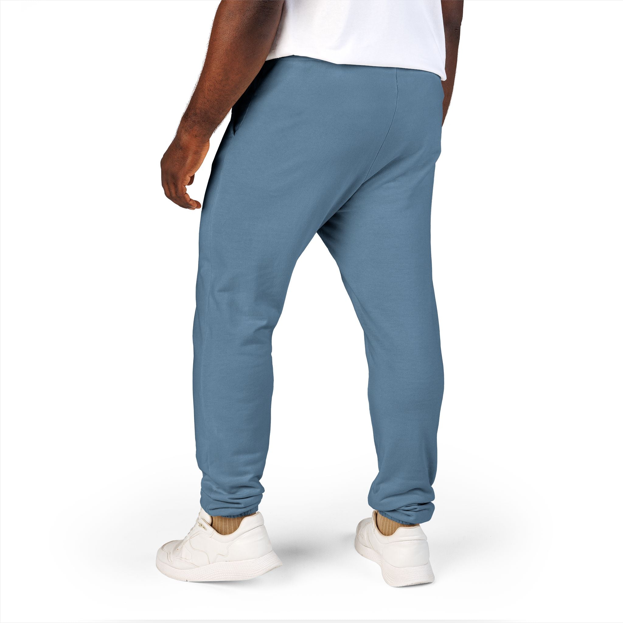 Men's Casual Fleece Sweatpants with Modern Design