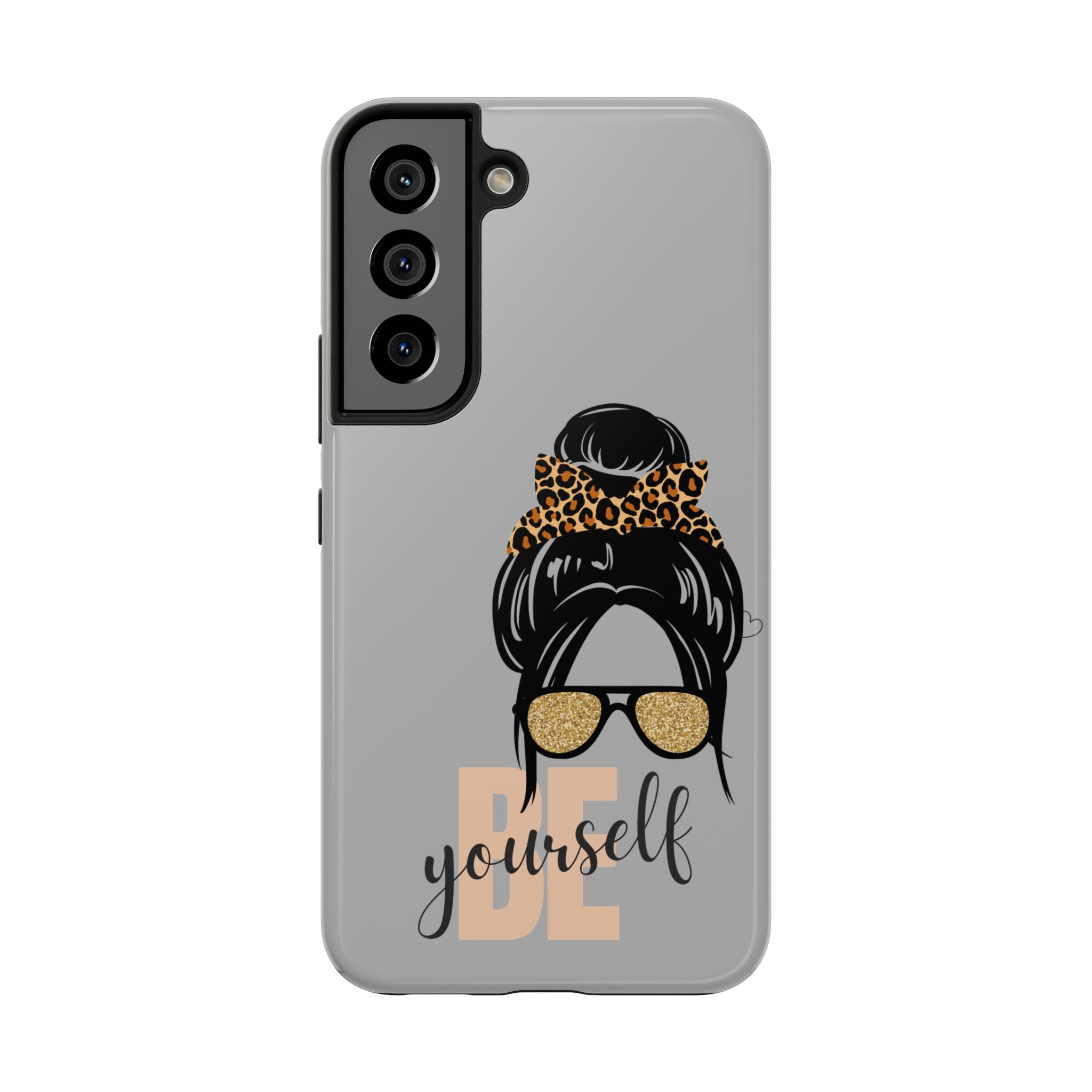 Be Yourself iPhone Case – Motivational Quote Tough Phone Cover