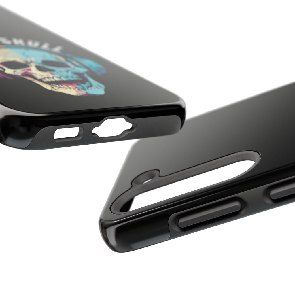 Death Skull iPhone & Samsung Case – Skull Headphones Tough Phone Cover