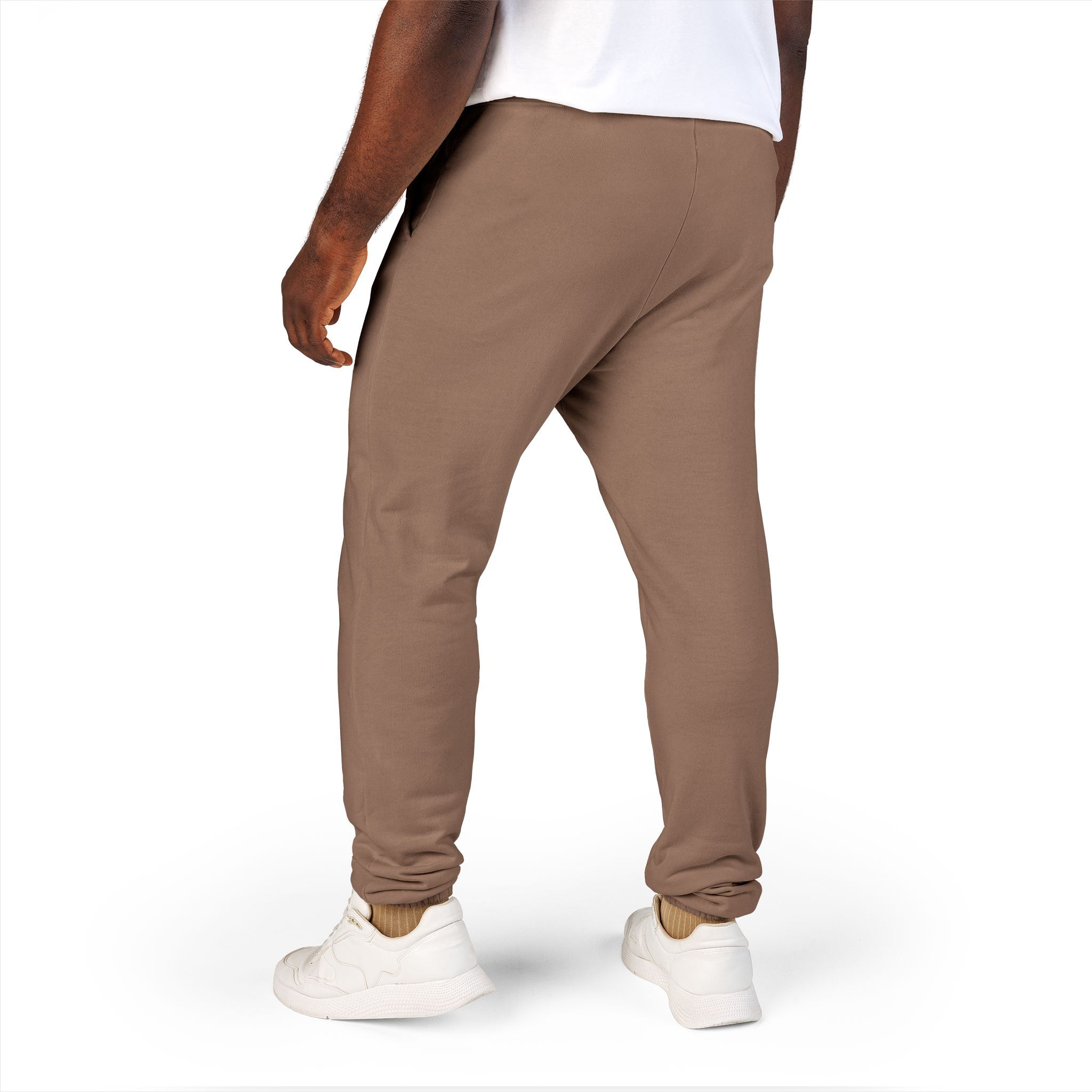 Men's Casual Fleece Sweatpants with Modern Design