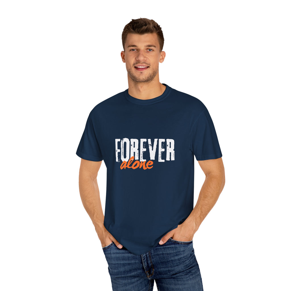 Forever Alone Cool Monkey Graphic Tee | Funny Front & Back Print Shirt