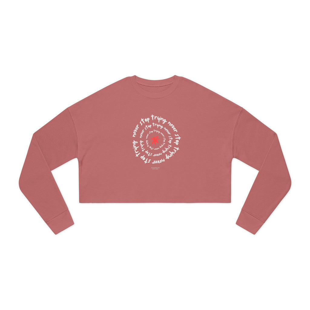 Inspirational Cropped Sweatshirt