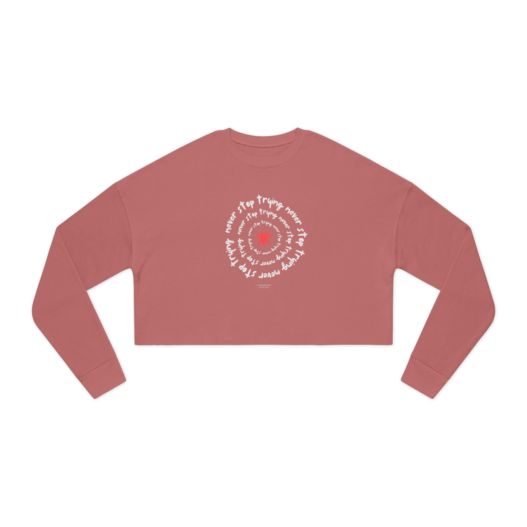Inspirational Cropped Sweatshirt