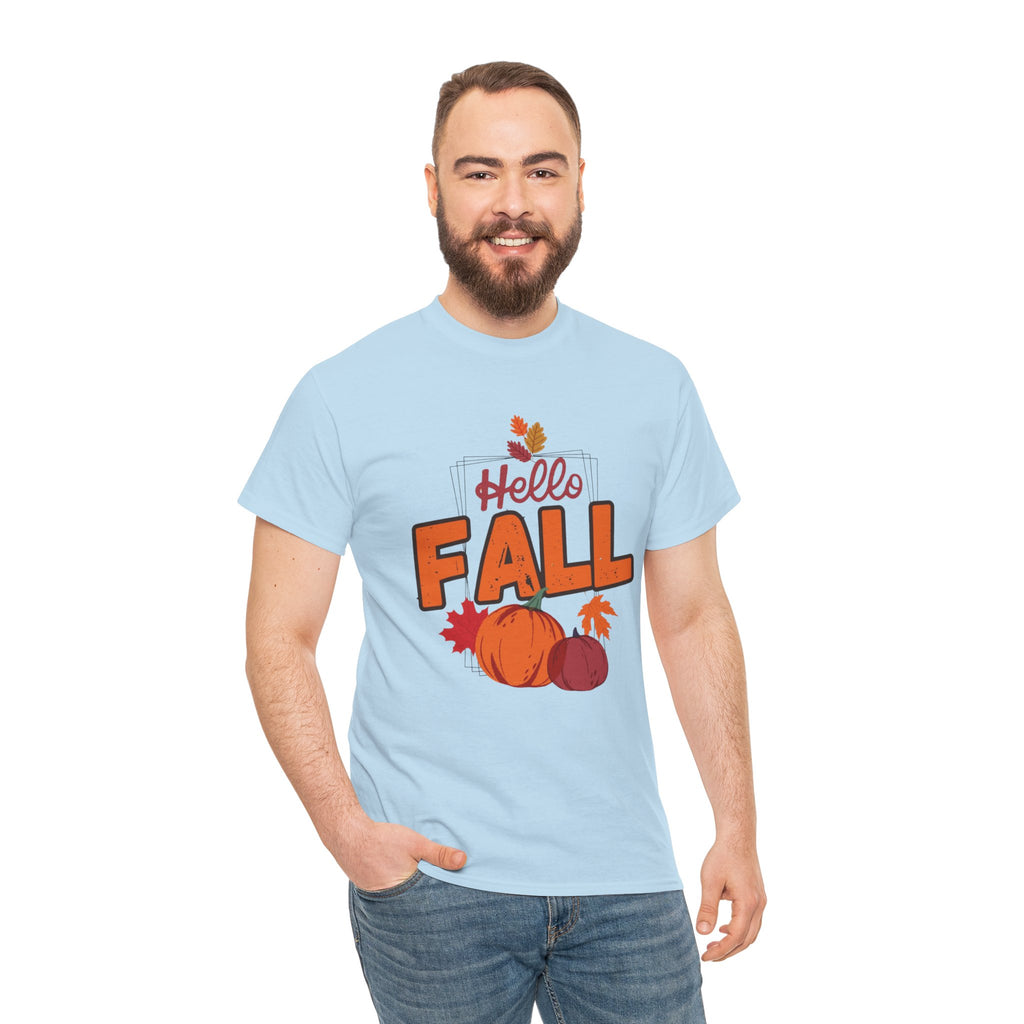 Hello Fall Pumpkin T-Shirt Unisex