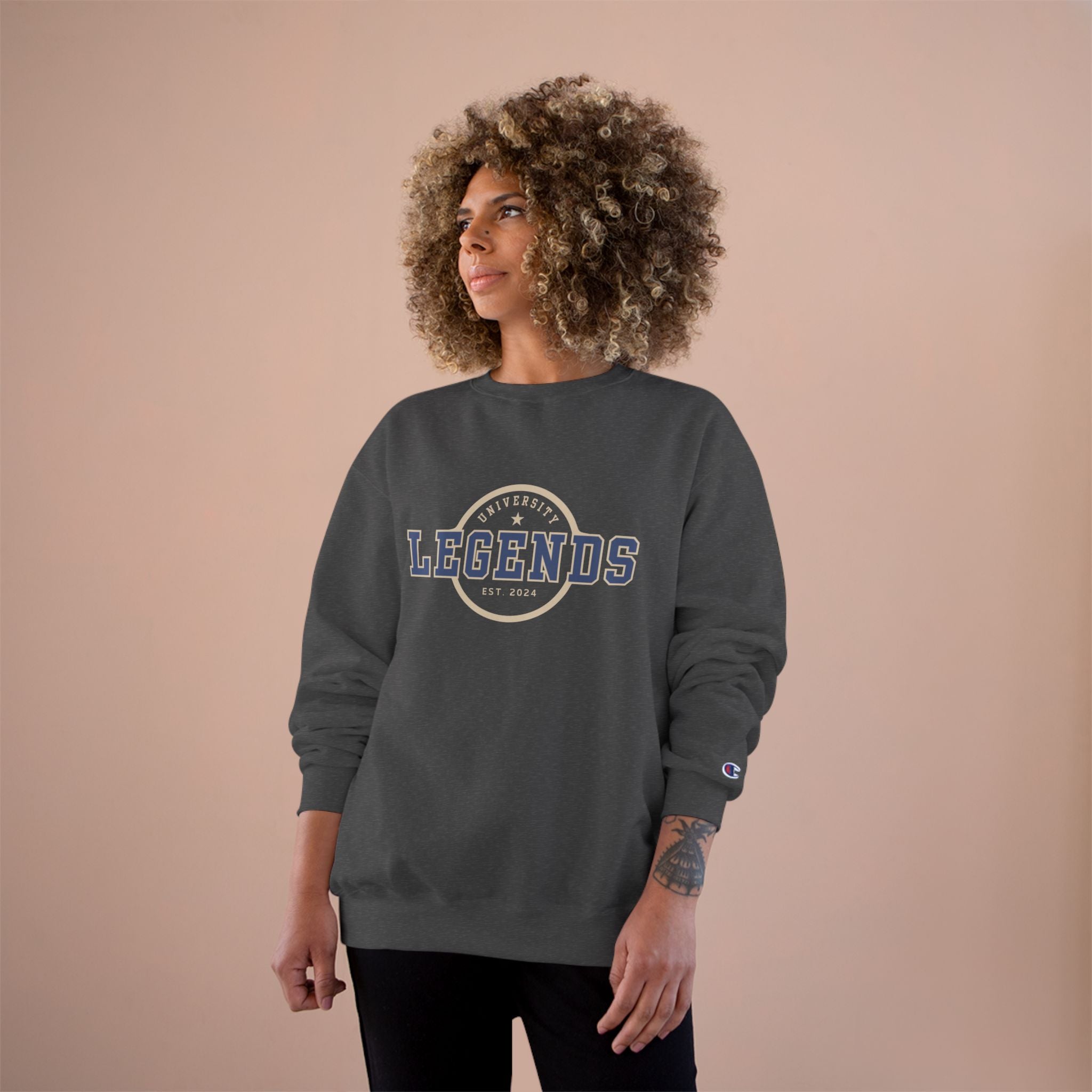 Copy of Legends Crewneck Sweatshirt — Vintage Athletic 'Legends' Graphic Women's