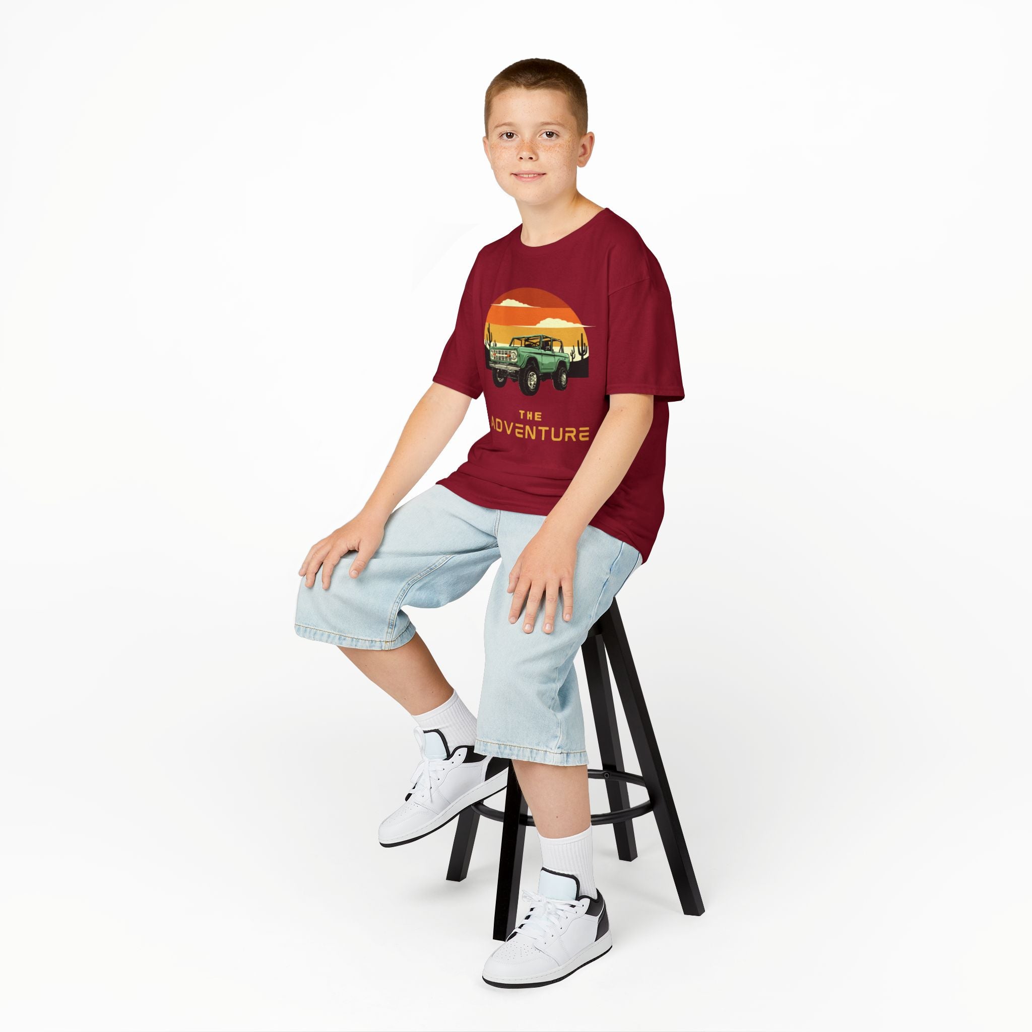 Vintage Jeep Adventure Sunset T-Shirt – Off-Road Explorer Tee