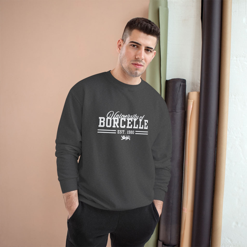 University of Borcelle Men's Champion Sweatshirt - Cozy College Apparel