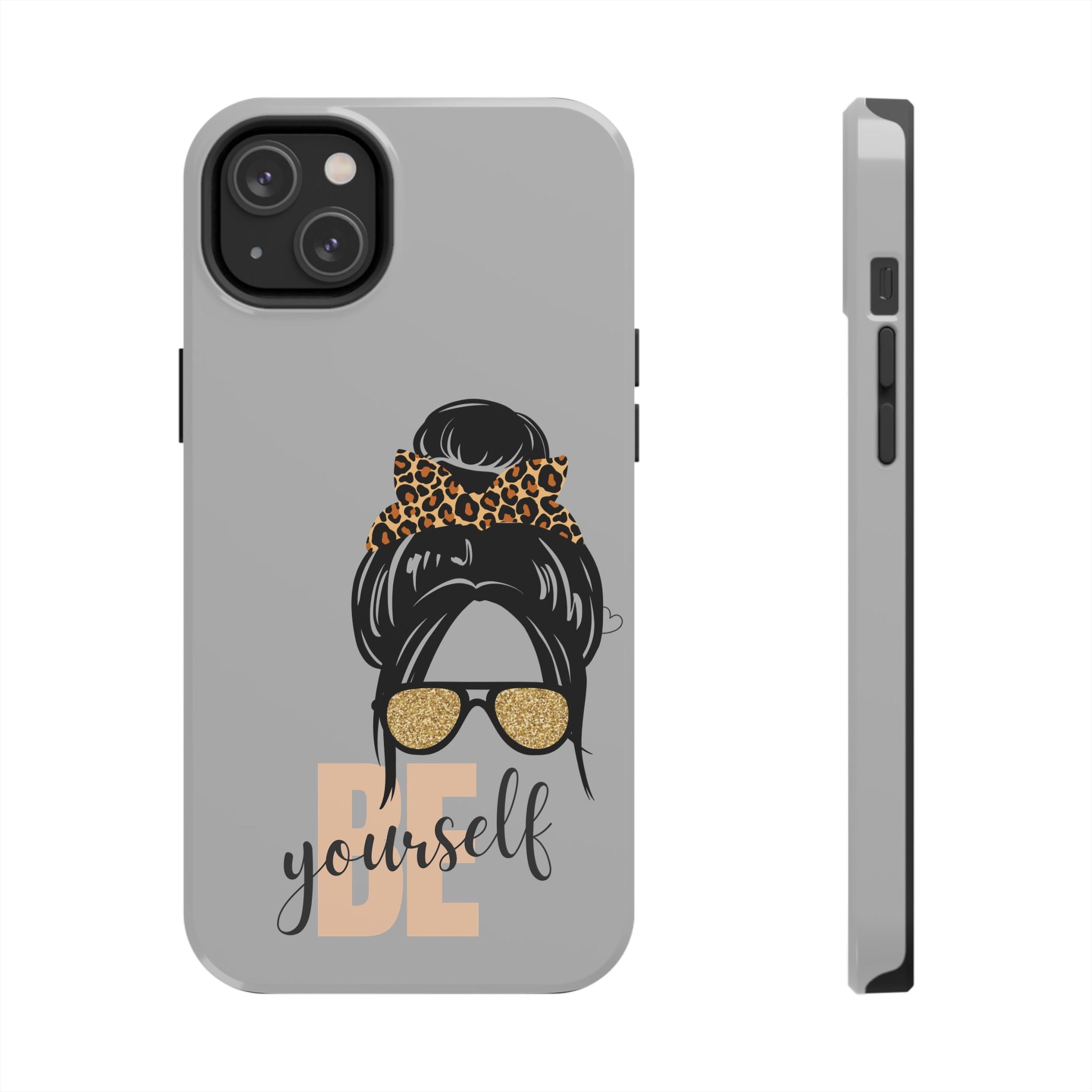 Be Yourself iPhone Case – Motivational Quote Tough Phone Cover