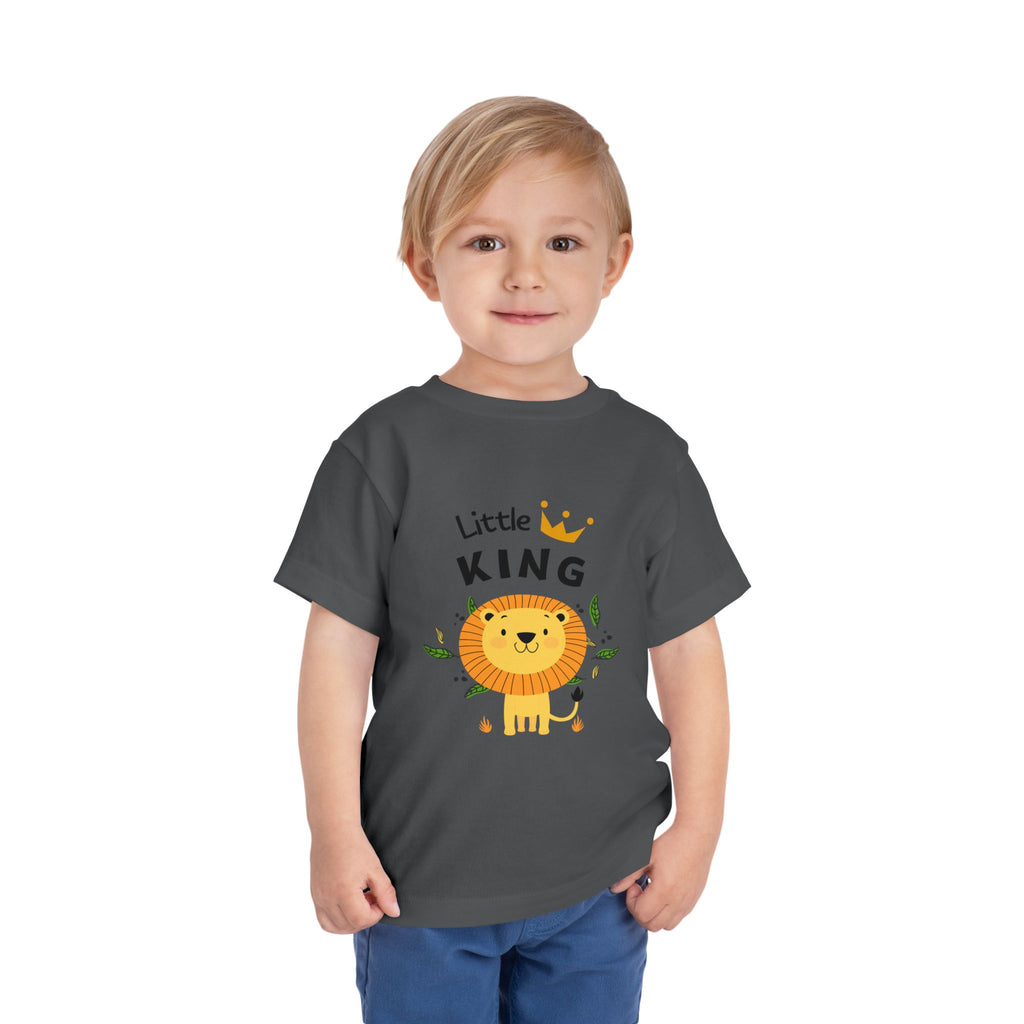 Little King Lion Kids T-Shirt – Cute Jungle Animal Tee for Boys & Girls
