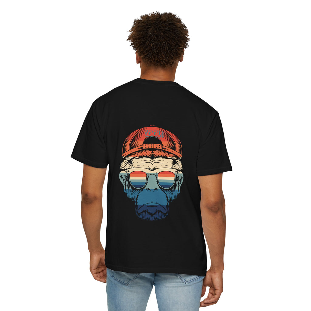 Forever Alone Cool Monkey Unisex Graphic Tee | Funny Front & Back Print Shirt