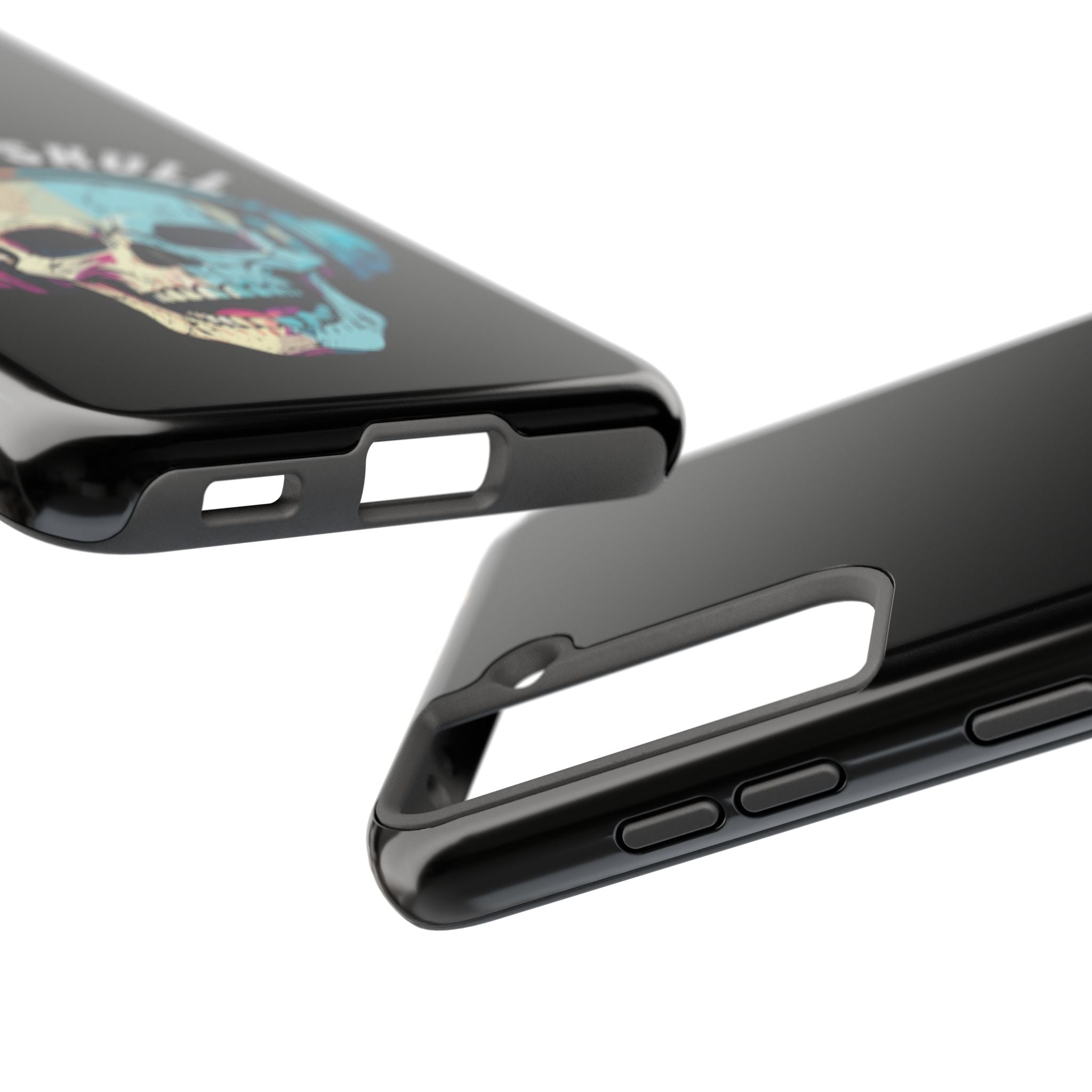 Death Skull iPhone & Samsung Case – Skull Headphones Tough Phone Cover