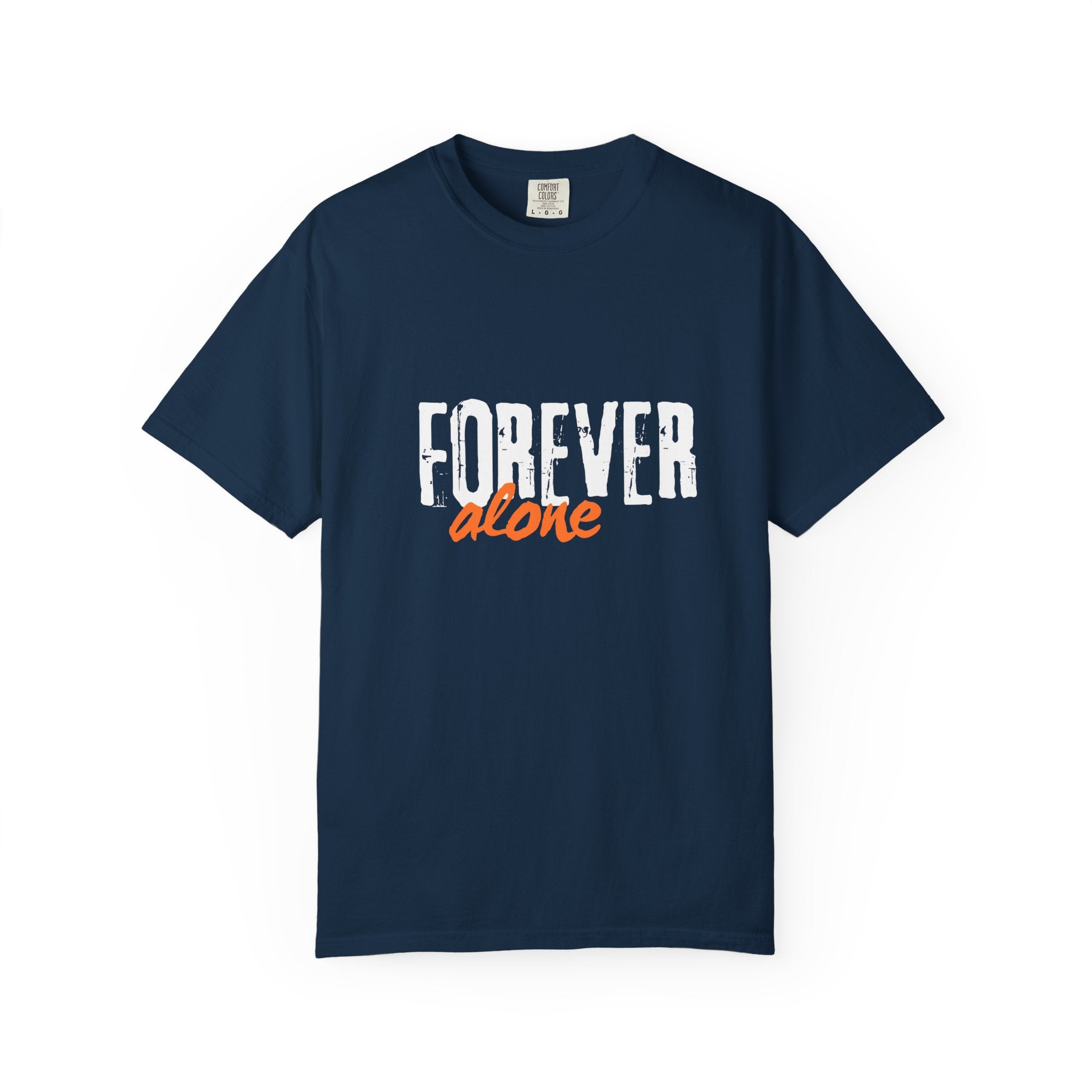 Forever Alone Cool Monkey Graphic Tee | Funny Front & Back Print Shirt