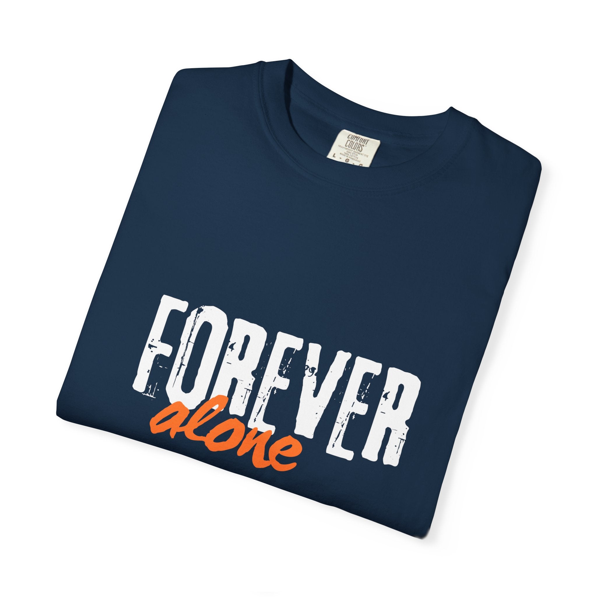Forever Alone Cool Monkey Graphic Tee | Funny Front & Back Print Shirt