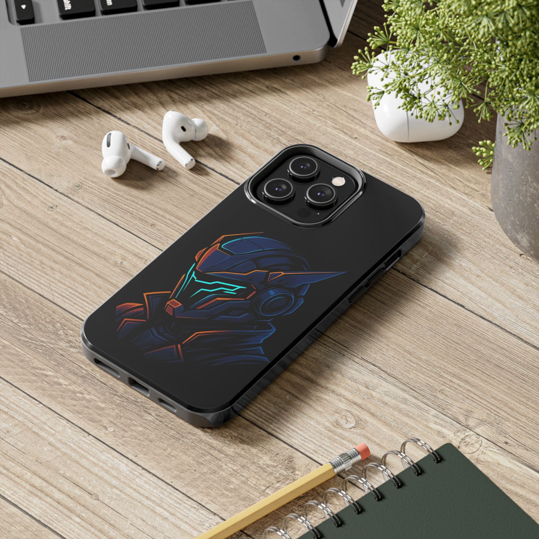Cyberpunk Helmet Phone Case